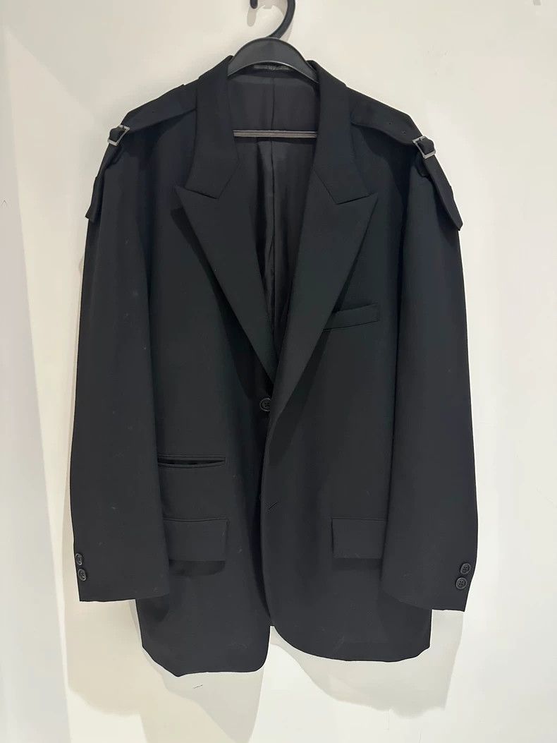 Yohji Yamamoto Yohji Yamamoto Black Wool Blazer Size US S / EU 44-46 / 1 - 1 Thumbnail