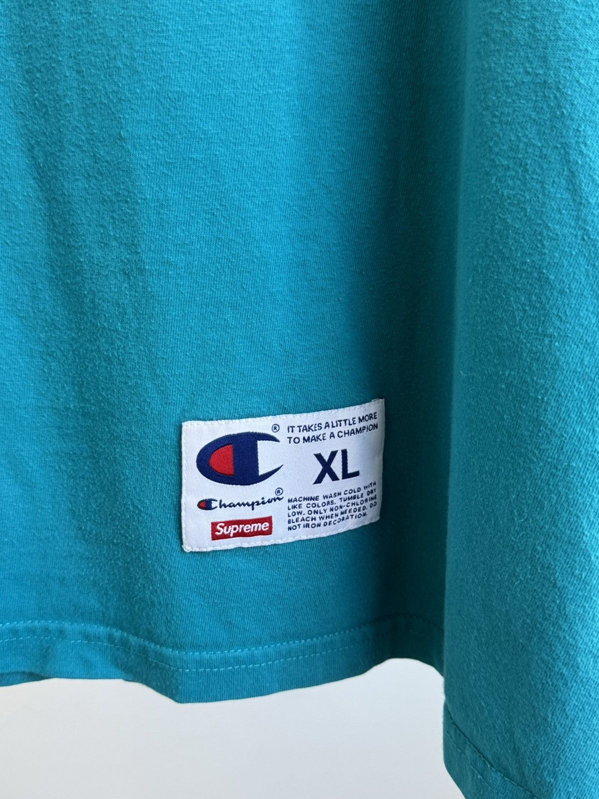 Champion × Supreme Supreme X Champion Chrome Tee Size US L / EU 52-54 / 3 - 3 Thumbnail