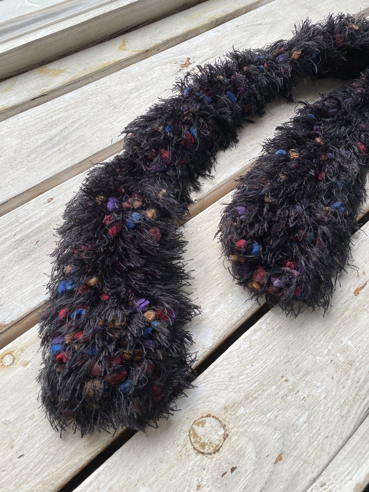 Japanese Brand × Vintage japanese fuzzy mohair scarf vintage y2k Size ONE SIZE - 2 Thumbnail