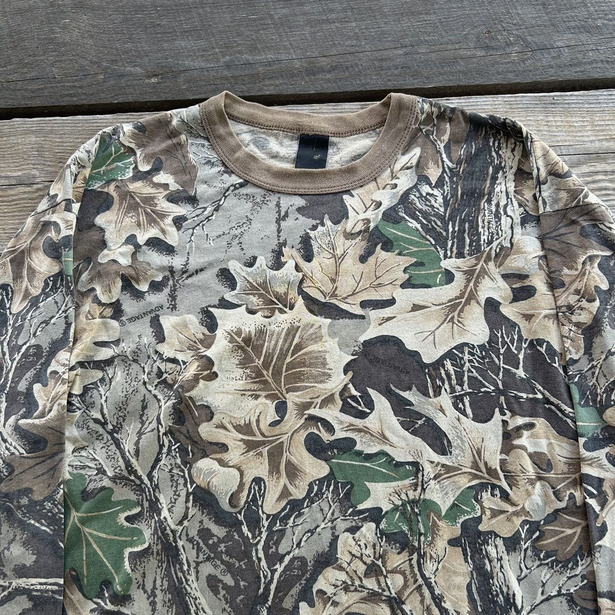 Realtree × Vintage Crazy Vintage 90s Advantage Tree Camo Long Sleeve T Shirt Size US XL / EU 56 / 4 - 2 Thumbnail
