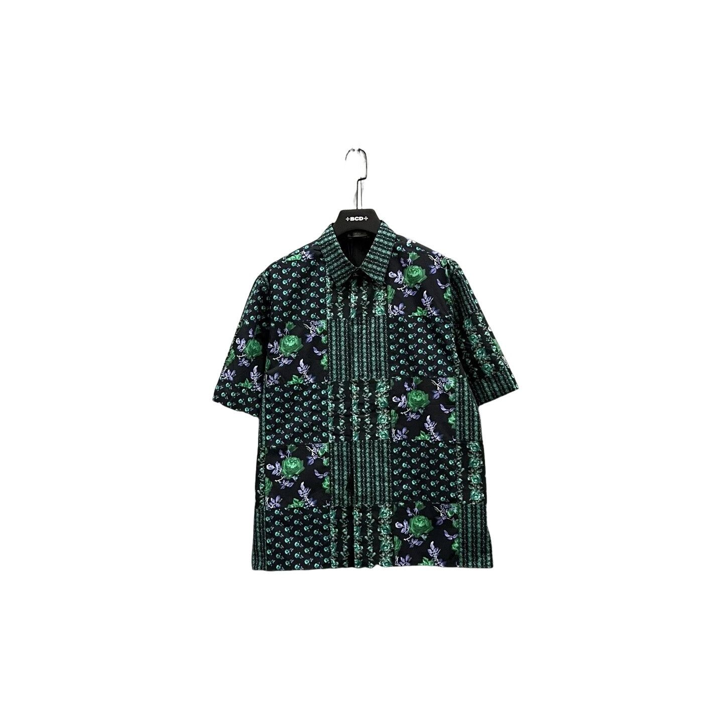 Dior Dior Floral Patchwork Short Sleeve Shirt Size M Size US M / EU 48-50 / 2 - 1 Thumbnail