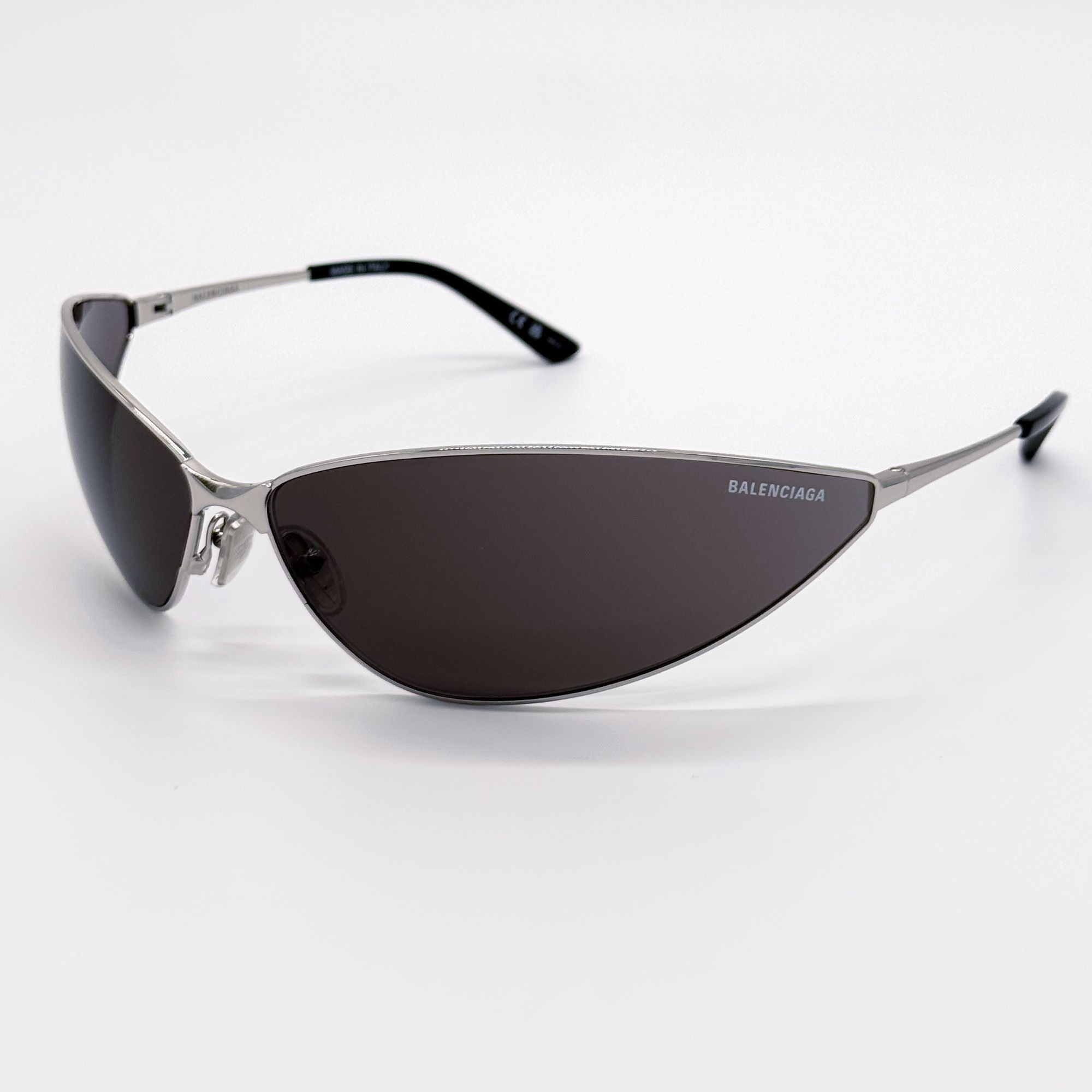 Balenciaga NEW BALENCIAGA BB0315S 004 SUNGLASSES SILVER UNISEX EYEWEAR Size ONE SIZE - 1 Thumbnail