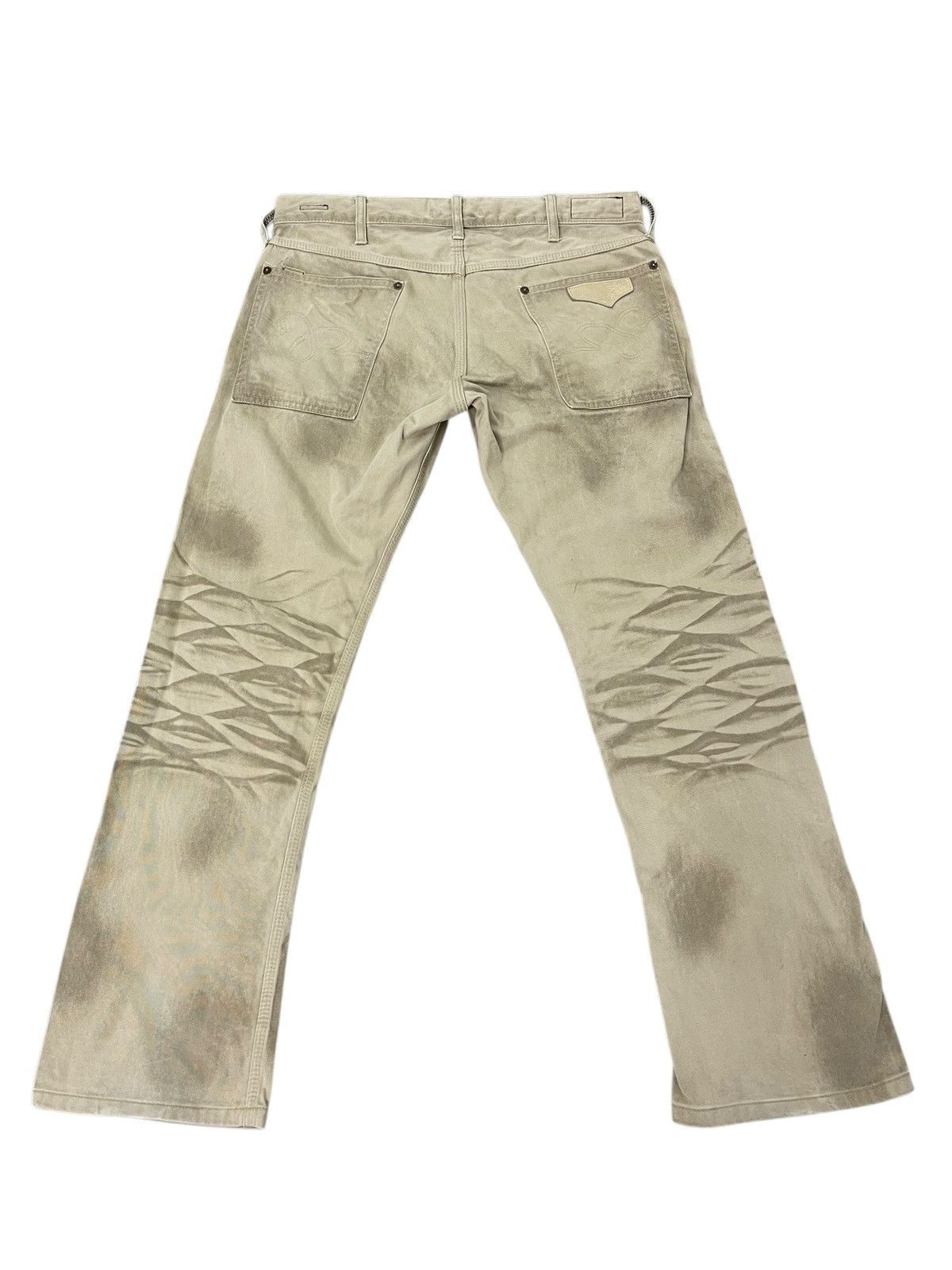Japanese Brand Flare Jeans Blue Way Honeycomb Clawmark Boot Cut 2🟦 Size US 32 / EU 48 - 12 Thumbnail