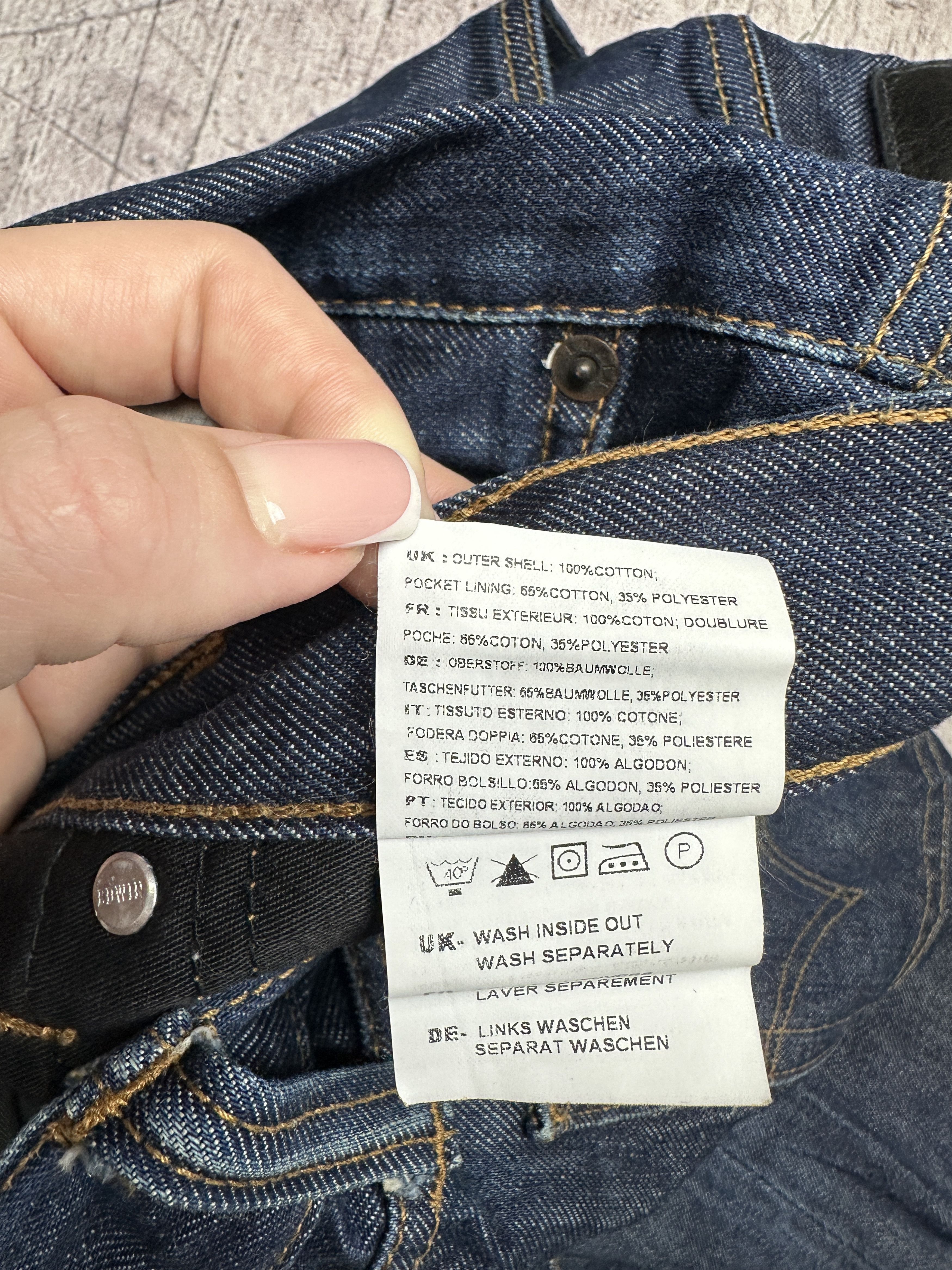 Edwin Edwin ED-75 Mens Denim Pants Jeans Size US 32 / EU 48 - 5 Thumbnail