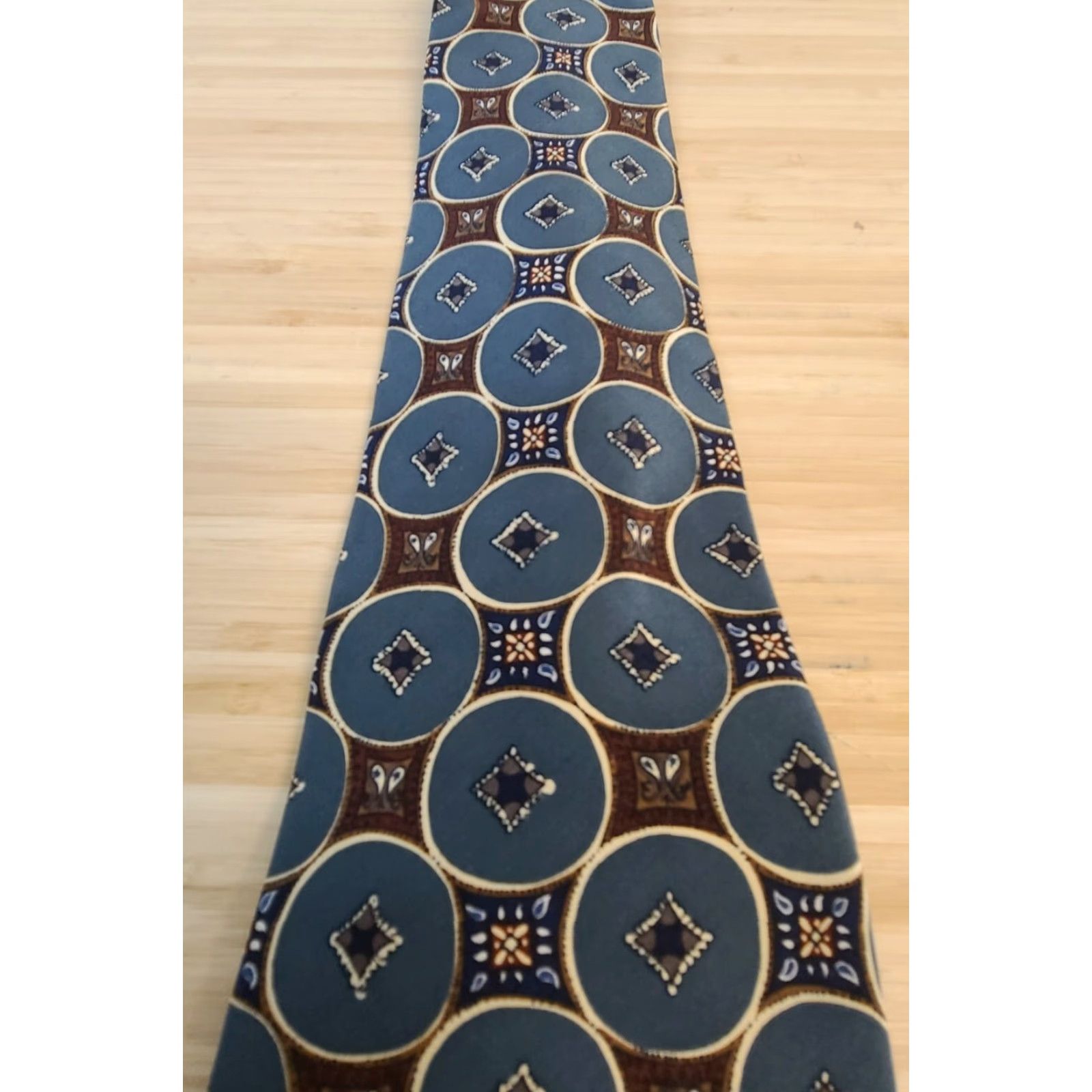Ralph Lauren **Ralph Lauren Men's Geometric Tie Multicolor 100% Silk** User: **Geometric Ralph Lauren Men's Multicolor Tie 100% Silk** Size ONE SIZE - 3 Thumbnail