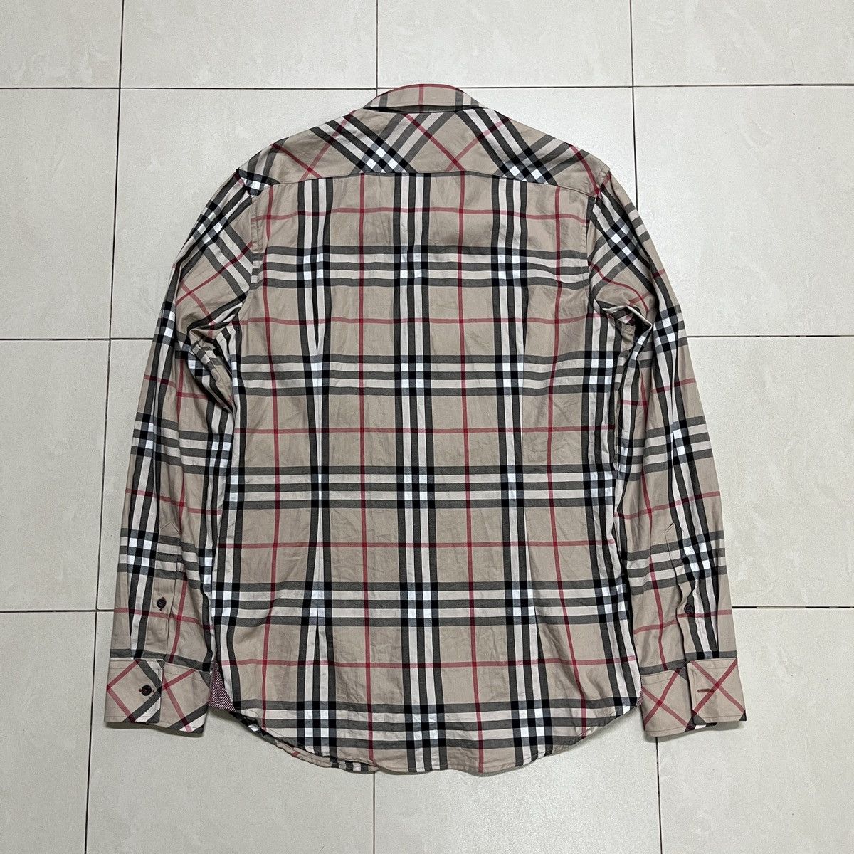 Black Label × Burberry Vintage Burberry Nova Check Button Up Shirt Size S / US 4 / IT 40 - 11 Thumbnail