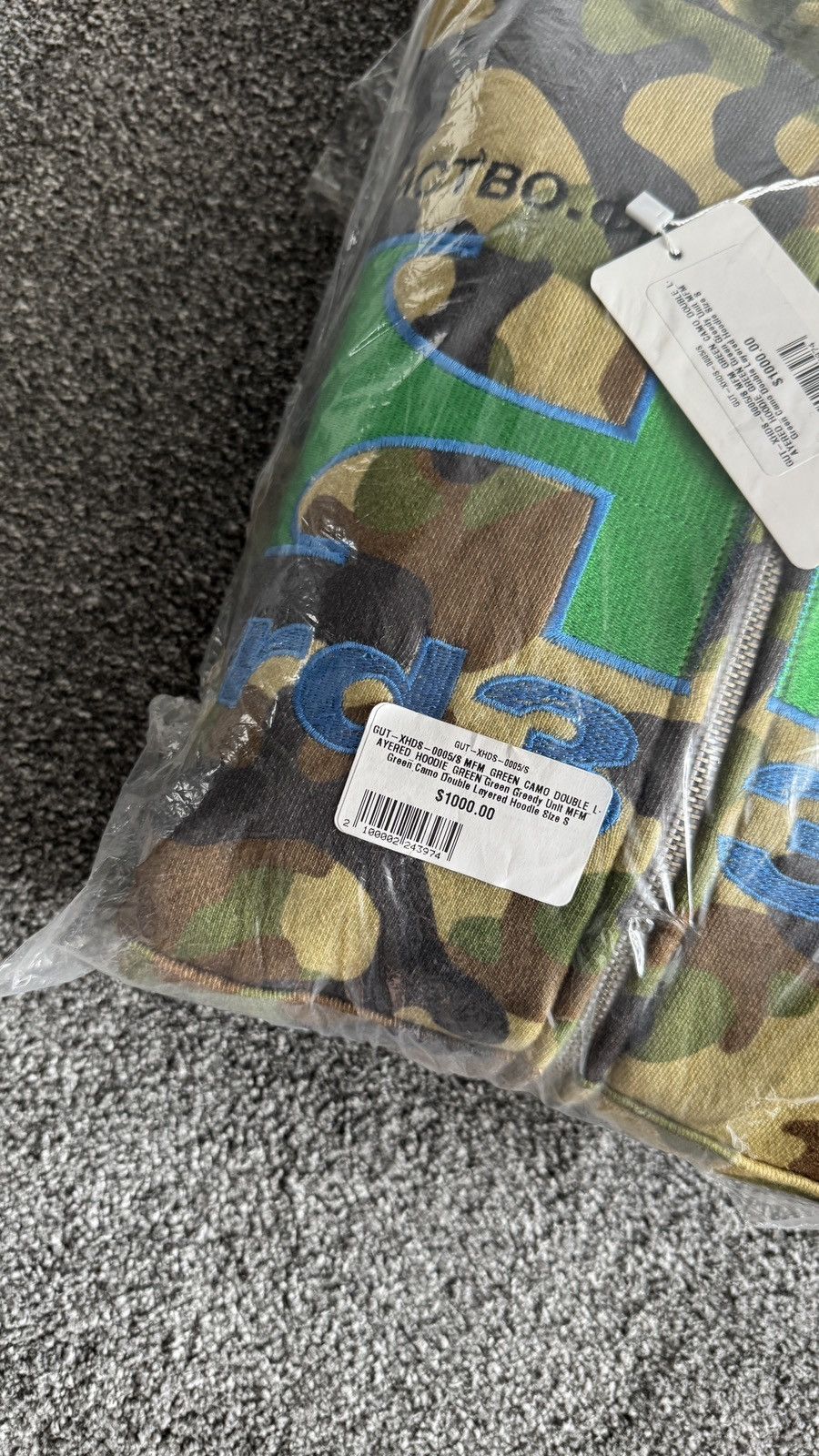 Greedy Unit × murd333r.fm Murd333r.FM x Greedy Unit Multi Tag Zip Up Hoodie Camo Size US S / EU 44-46 / 1 - 12 Thumbnail