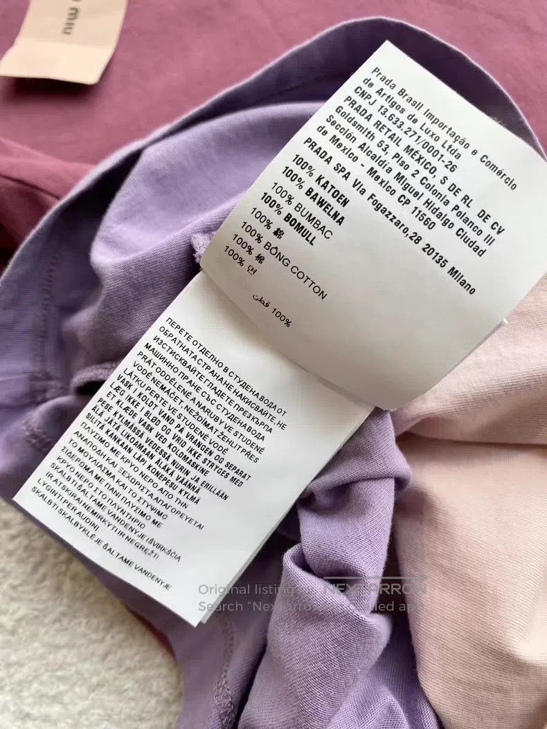 Miu Miu Miu Miu Size XS Purple and pink three-piece sweater Size XS / US 0-2 / IT 36-38 - 5 Thumbnail