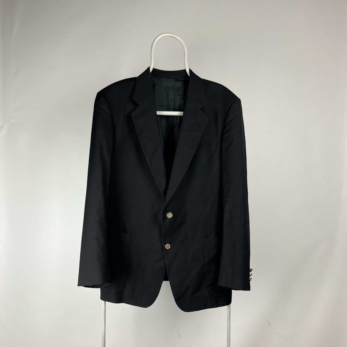 Burberry Burberrys blazer two button gold vintage formal size 52 Size 52R - 1 Thumbnail