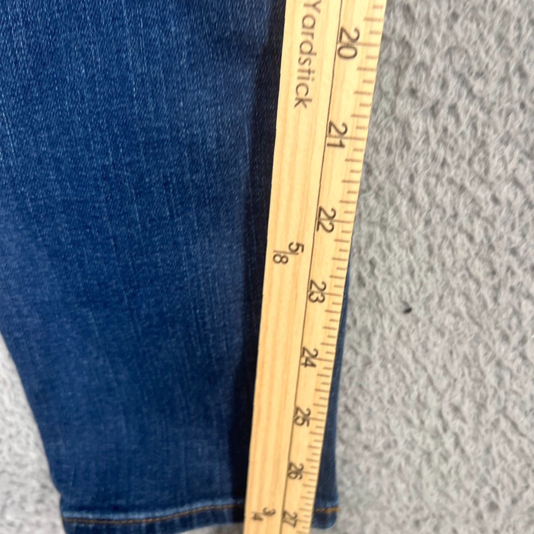 Madewell MADewell Jeans Women 27 Blue Medium Wash High Rise Skinny Stretch Slim Size 30" / US 8 / IT 44 - 4 Thumbnail