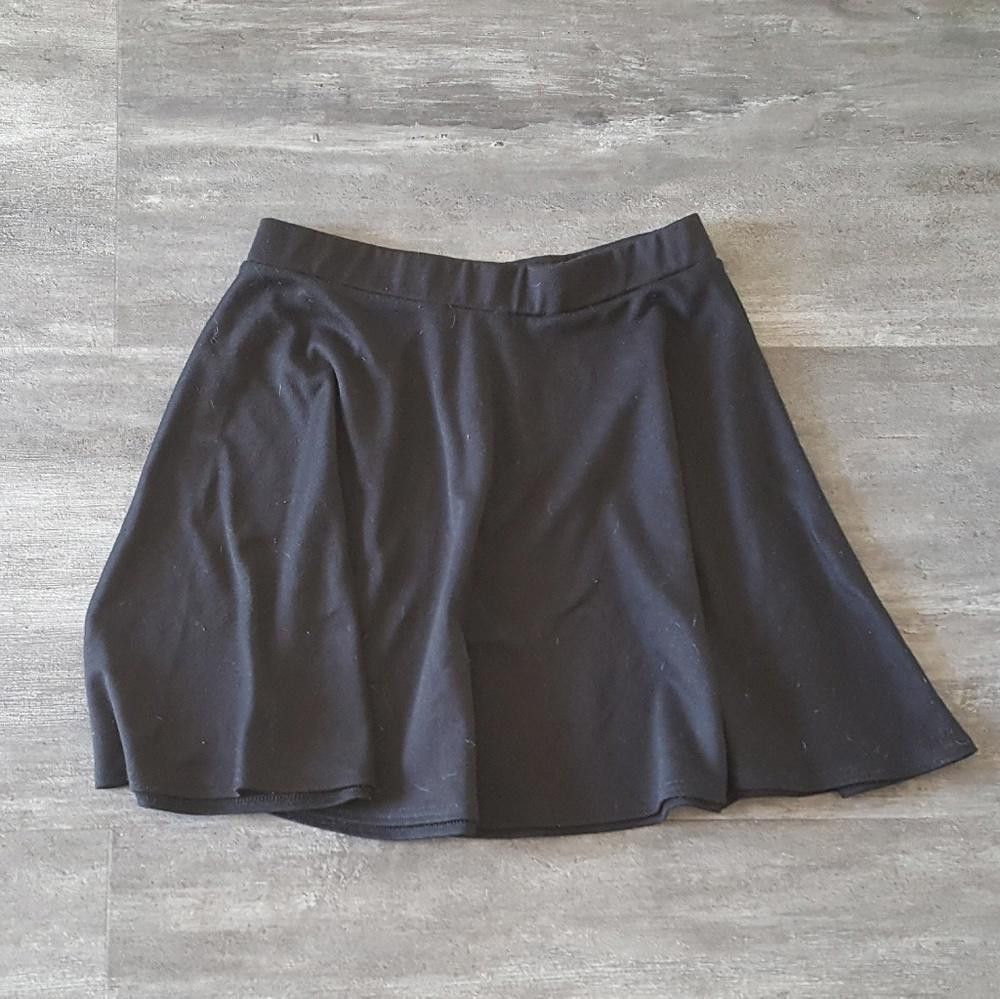 Designer Black Babydoll High Waisted Mini Size 32" / US 10 / IT 46 - 2 Thumbnail