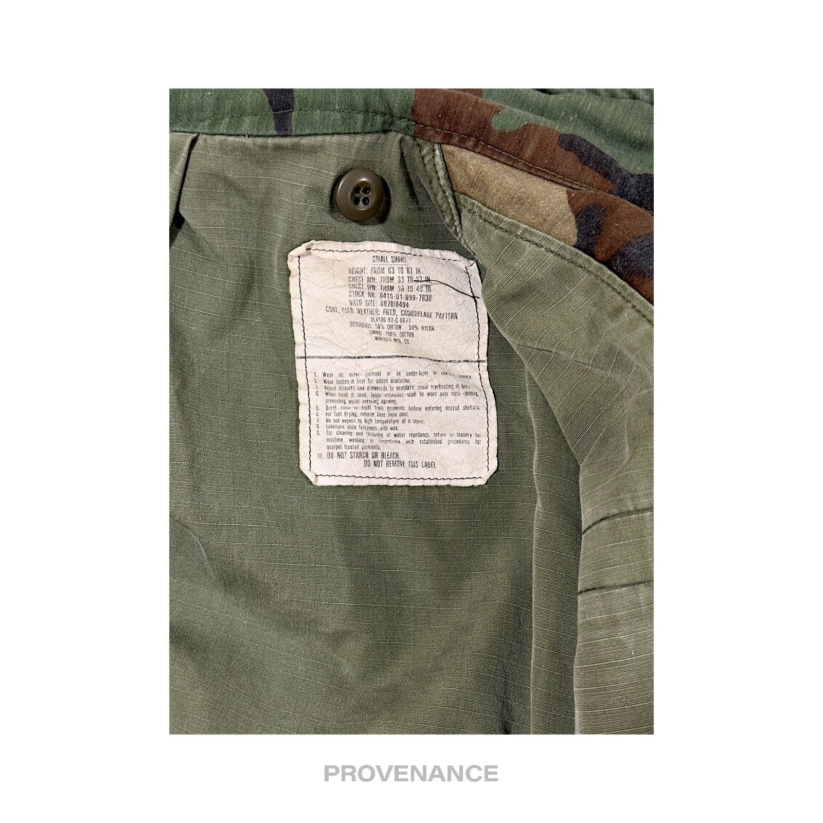 Other 🔴 US ARMY M-65 FIELD JACKET - Camouflage S Size US S / EU 44-46 / 1 - 13 Thumbnail