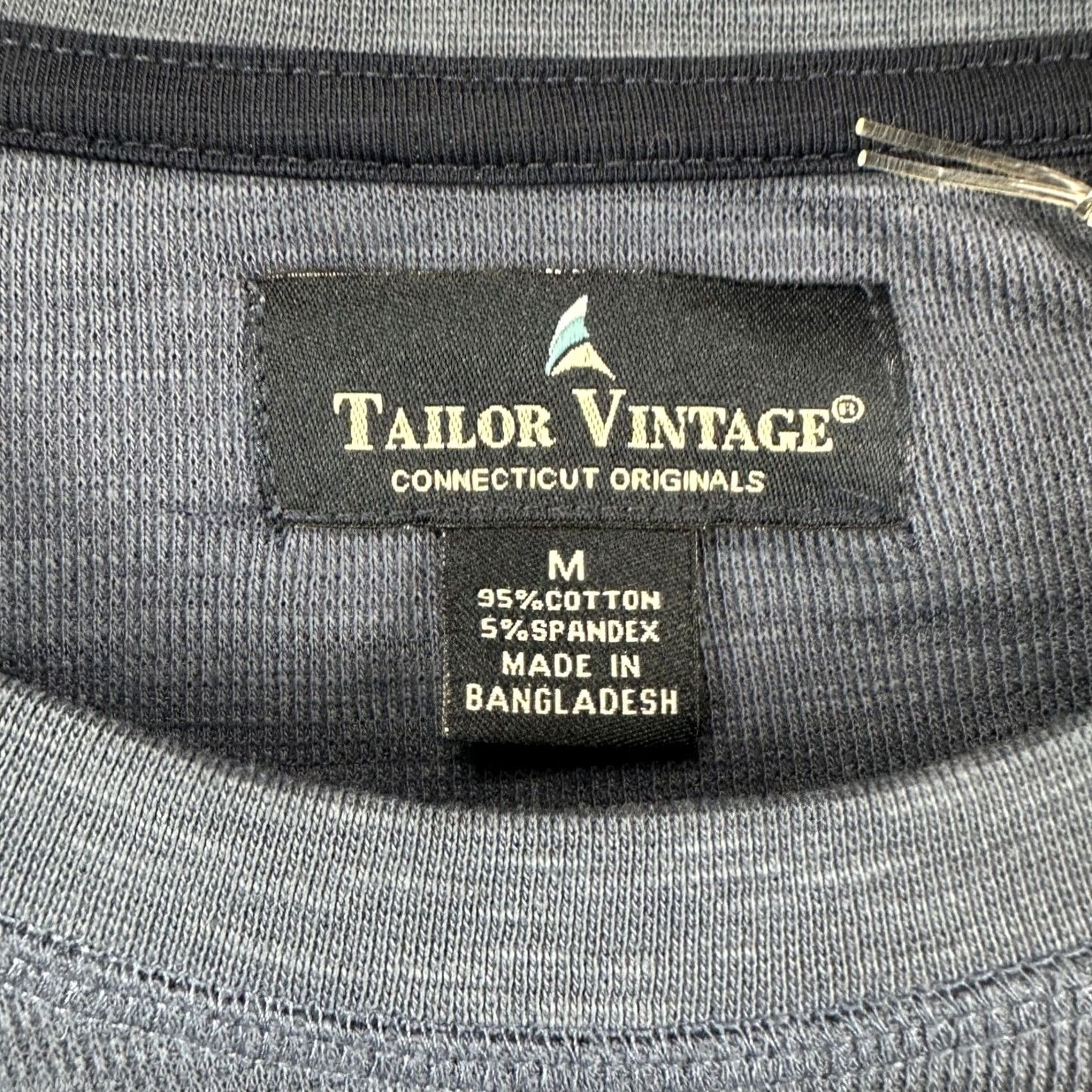 Vintage VINTAGE Tailor Vintage AeroTec Mens Pullover Sweatshirt M Blue Crewneck Stretch NEW Size US M / EU 48-50 / 2 - 4 Thumbnail