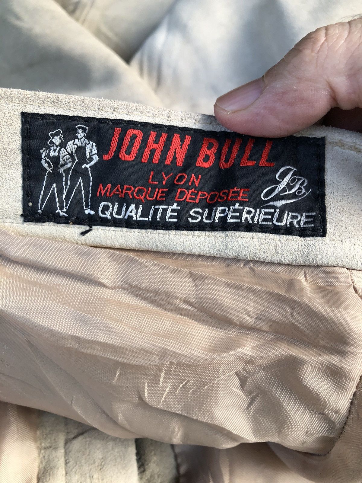 Genuine Leather × Johnbull × KOJIMA GENES 🫶RARE🫶John Bull Lyon Marque Deposee Cowhide Pant Size US 32 / EU 48 - 13 Thumbnail