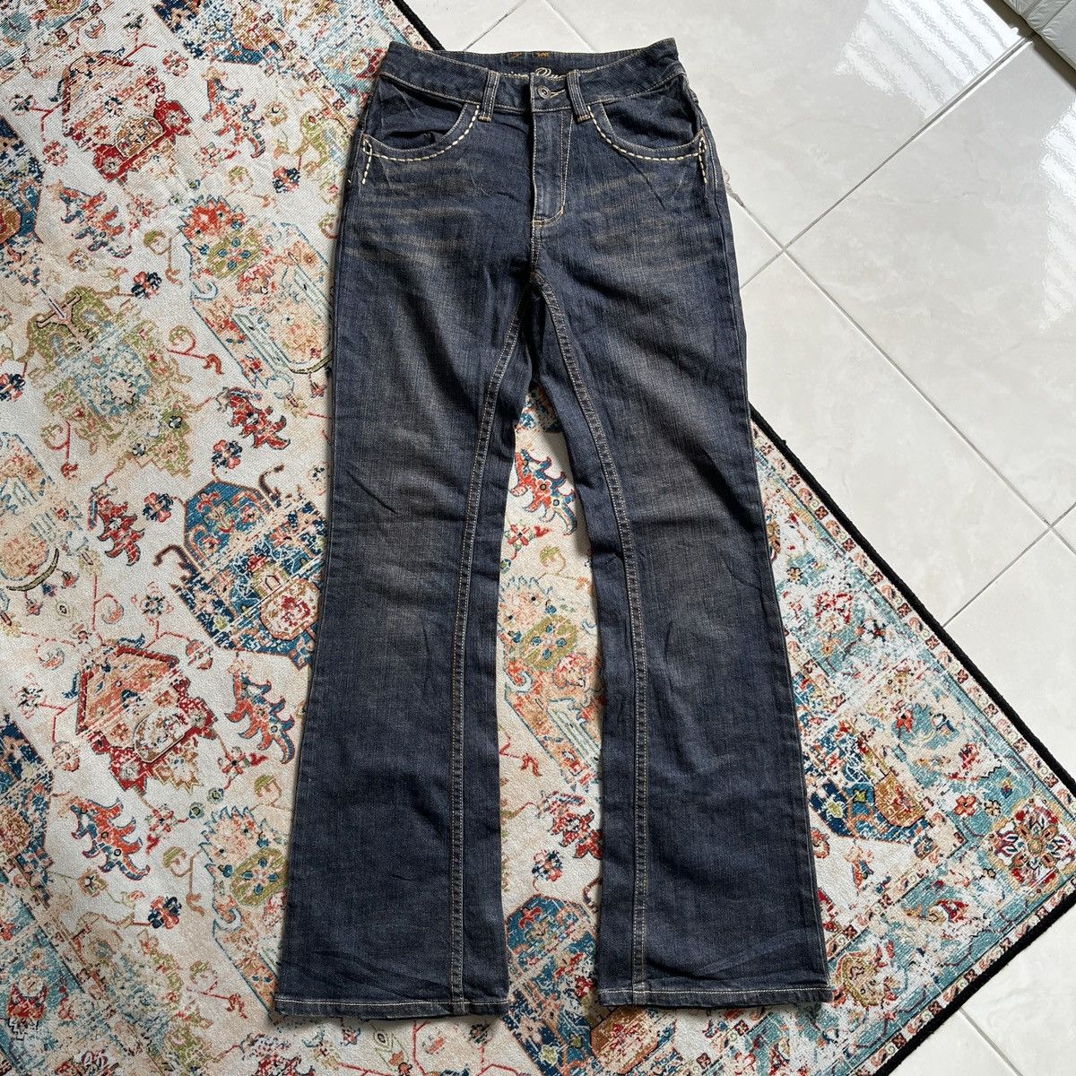 Japanese Brand Vintage El Road western flare pants Size 26" / US 2 / IT 38 - 4 Thumbnail