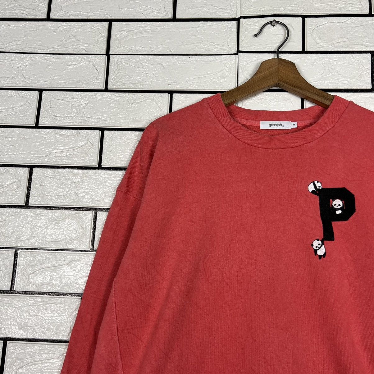 Japanese Brand ROLLING PANDA Big Logo Crewneck Sweatshirt #4300-C195 Size US M / EU 48-50 / 2 - 5 Thumbnail
