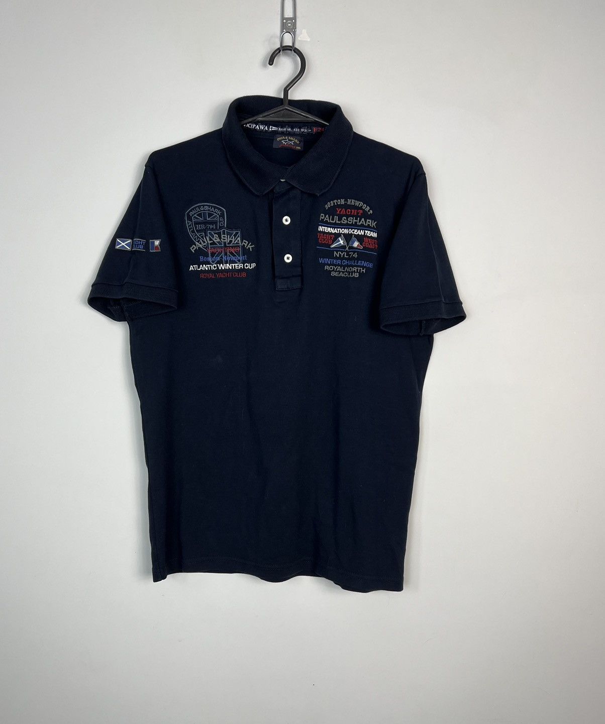 Paul & Shark × Vintage Polo Shirt Paul & Shark Yachting Atlantic Winter Vintage Size US M / EU 48-50 / 2 - 1 Thumbnail