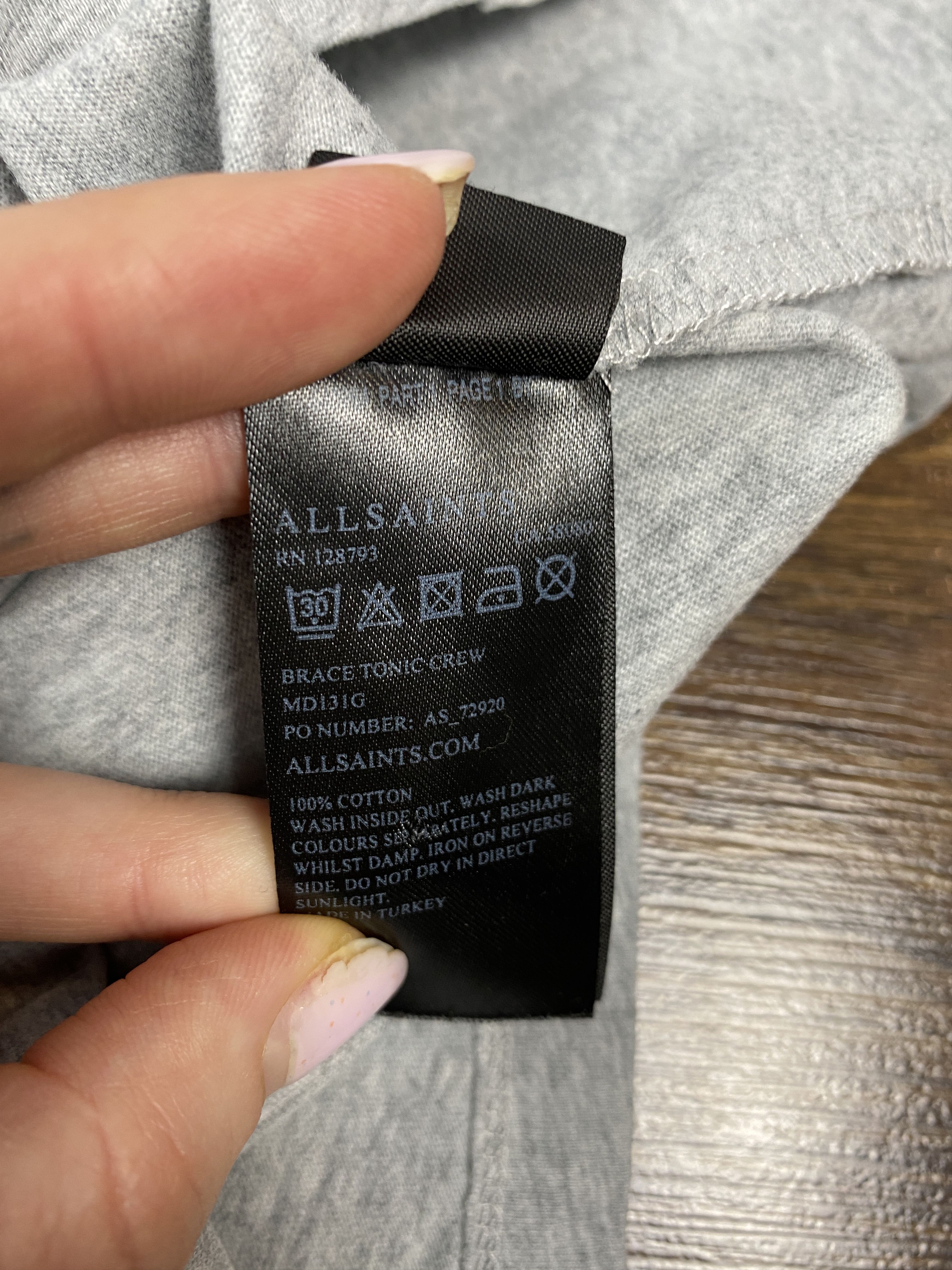 Allsaints Allsaints vintage crew neck t-shirt y2k Size US S / EU 44-46 / 1 - 5 Thumbnail
