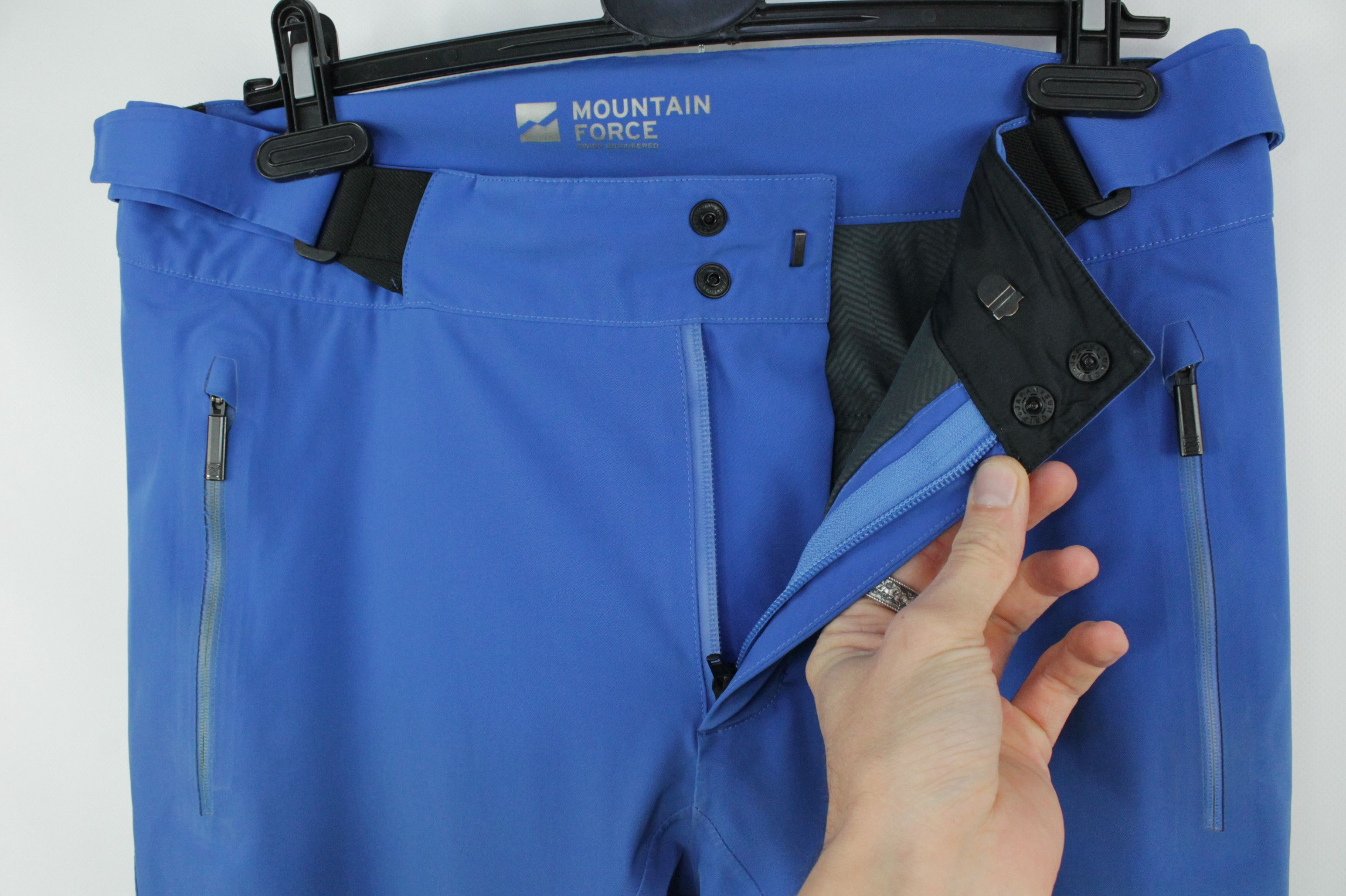 Mountain Hardwear Mountain Force Blue Stretch Nylon Ski Pants Men's Size US 32 / EU 48 - 4 Thumbnail