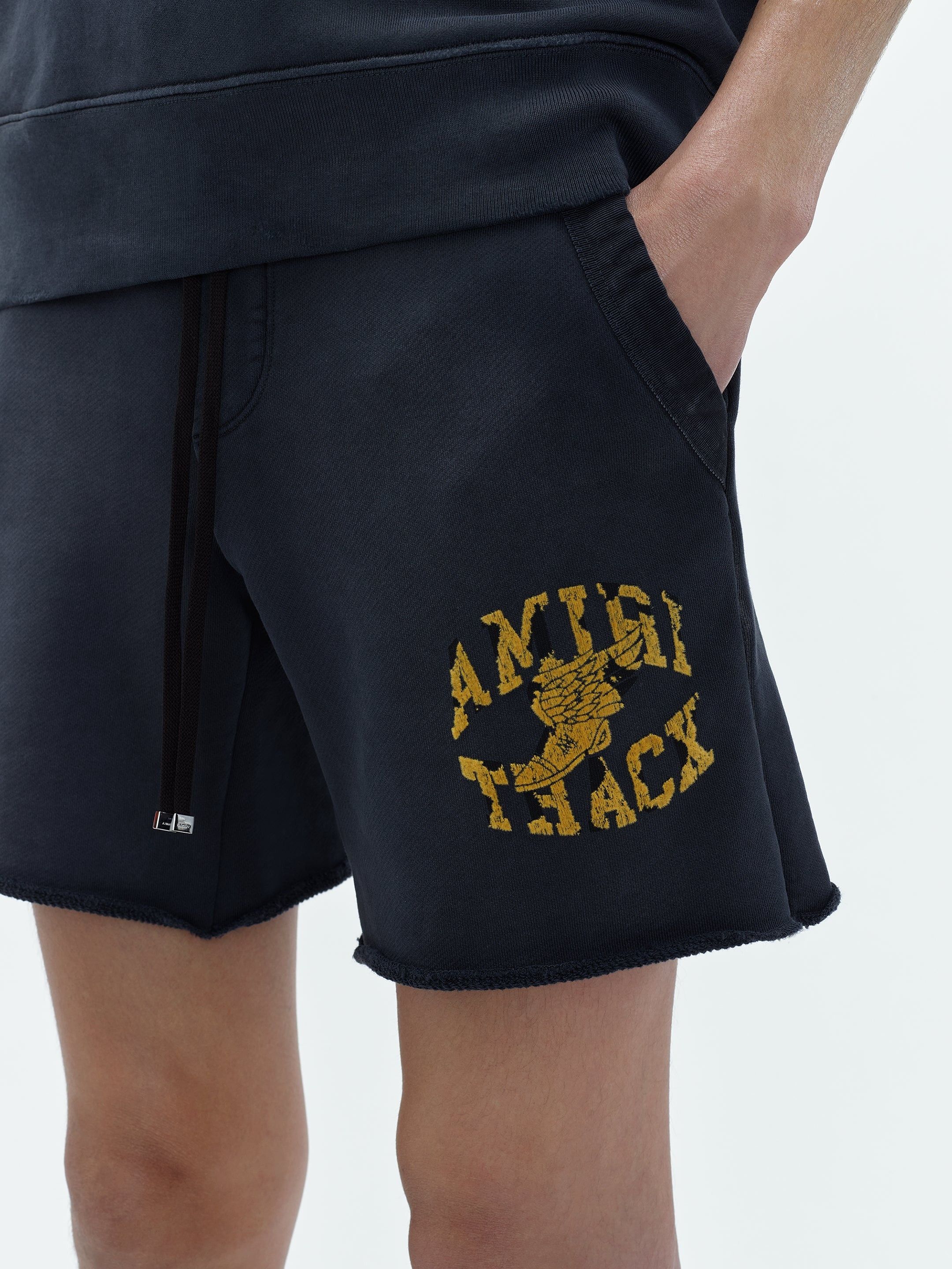 Amiri oc11z0225 Track Shorts in Black Size US 30 / EU 46 - 5 Thumbnail