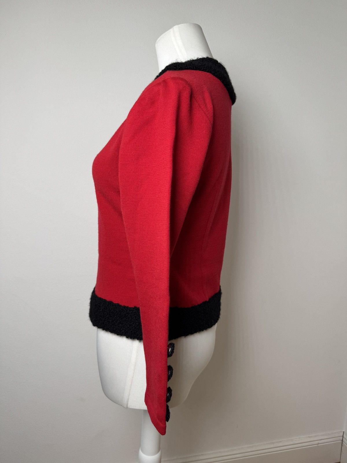 Courreges Vintage Courreges Sweather Red Size M / US 6-8 / IT 42-44 - 3 Thumbnail