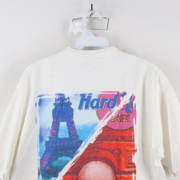Hard Rock Cafe × Vintage Vintage 90s Hard Rock Cafe Paris Eiffel Tower T-Shirt Size US L / EU 52-54 / 3 - 11 Thumbnail