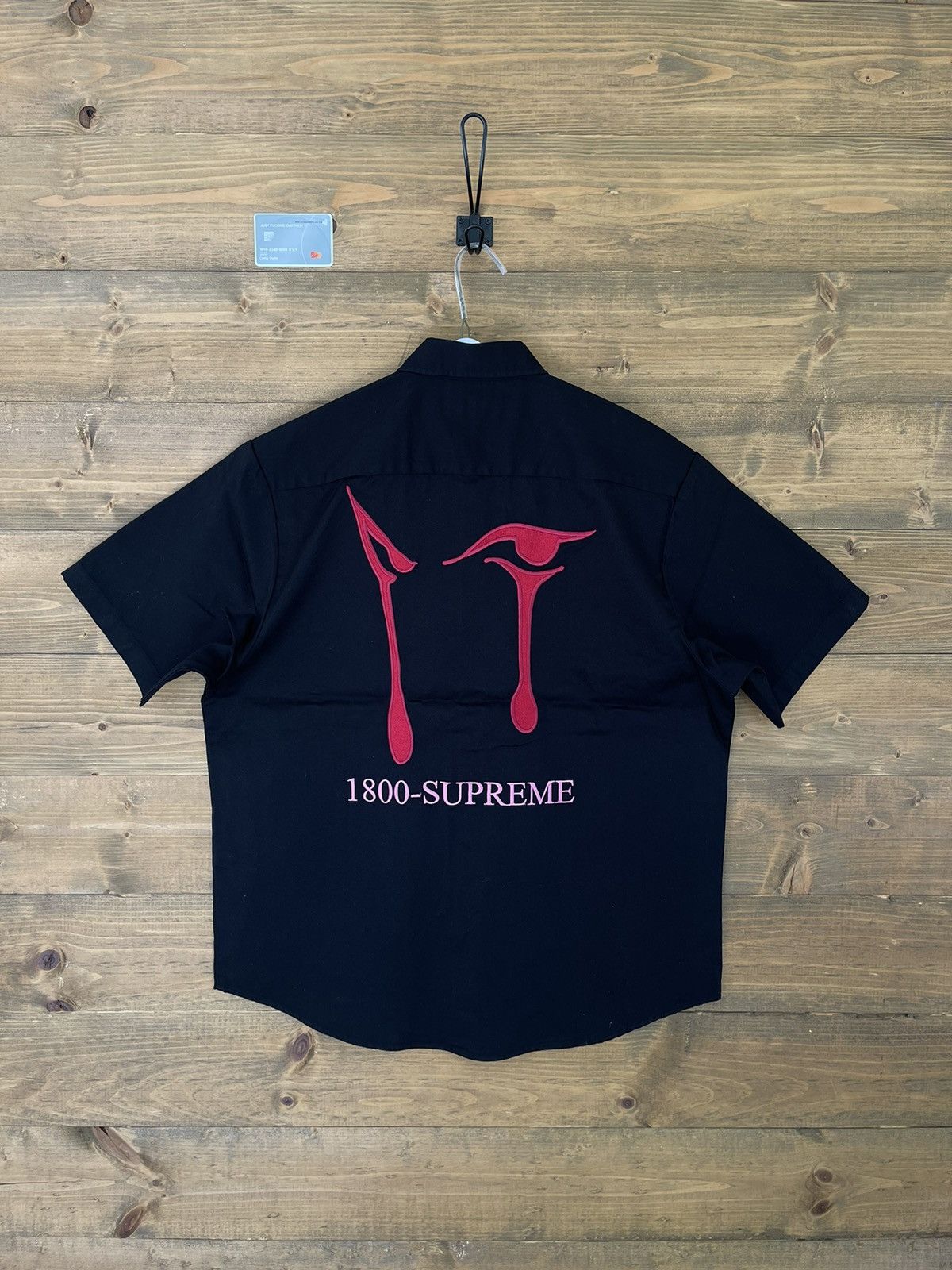 supreme AOI Eyes S/S Work Shirt Black XL 【公式通販】