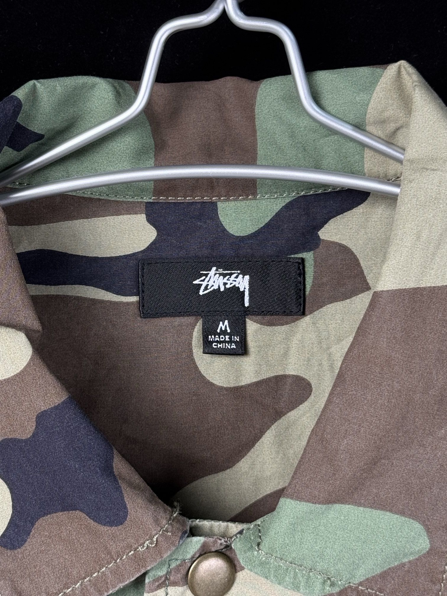 Stussy stussy camo coach jacket Size US M / EU 48-50 / 2 - 3 Thumbnail