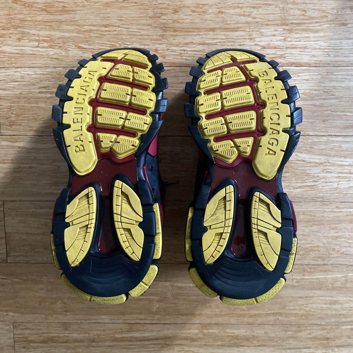 Balenciaga Balenciaga Track Sneaker (SS19) - Bordeaux/Yellow/Black Size US 10 / EU 43 - 6 Thumbnail
