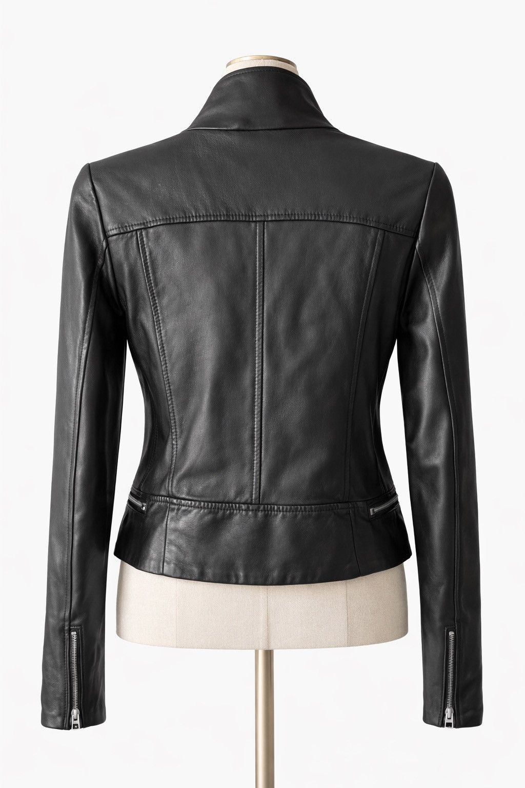 Allsaints ALLSAINTS Leather Bales Moto Biker Jacket UK 8 / US 4 Size S / US 4 / IT 40 - 9 Thumbnail