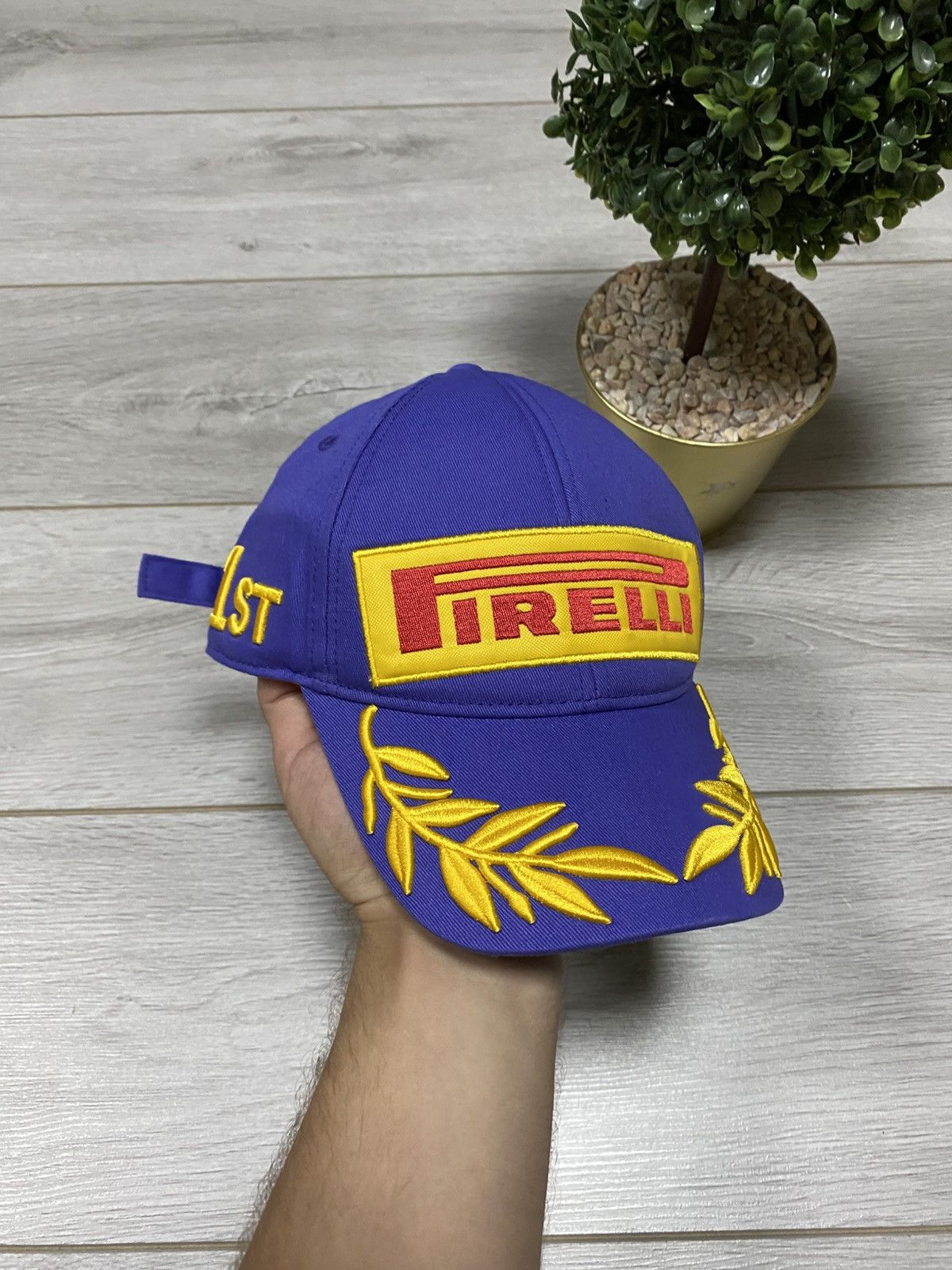 Pirelli Pirelli NEW🔥 gradient spell out racing cap big logi Size ONE SIZE - 1 Thumbnail