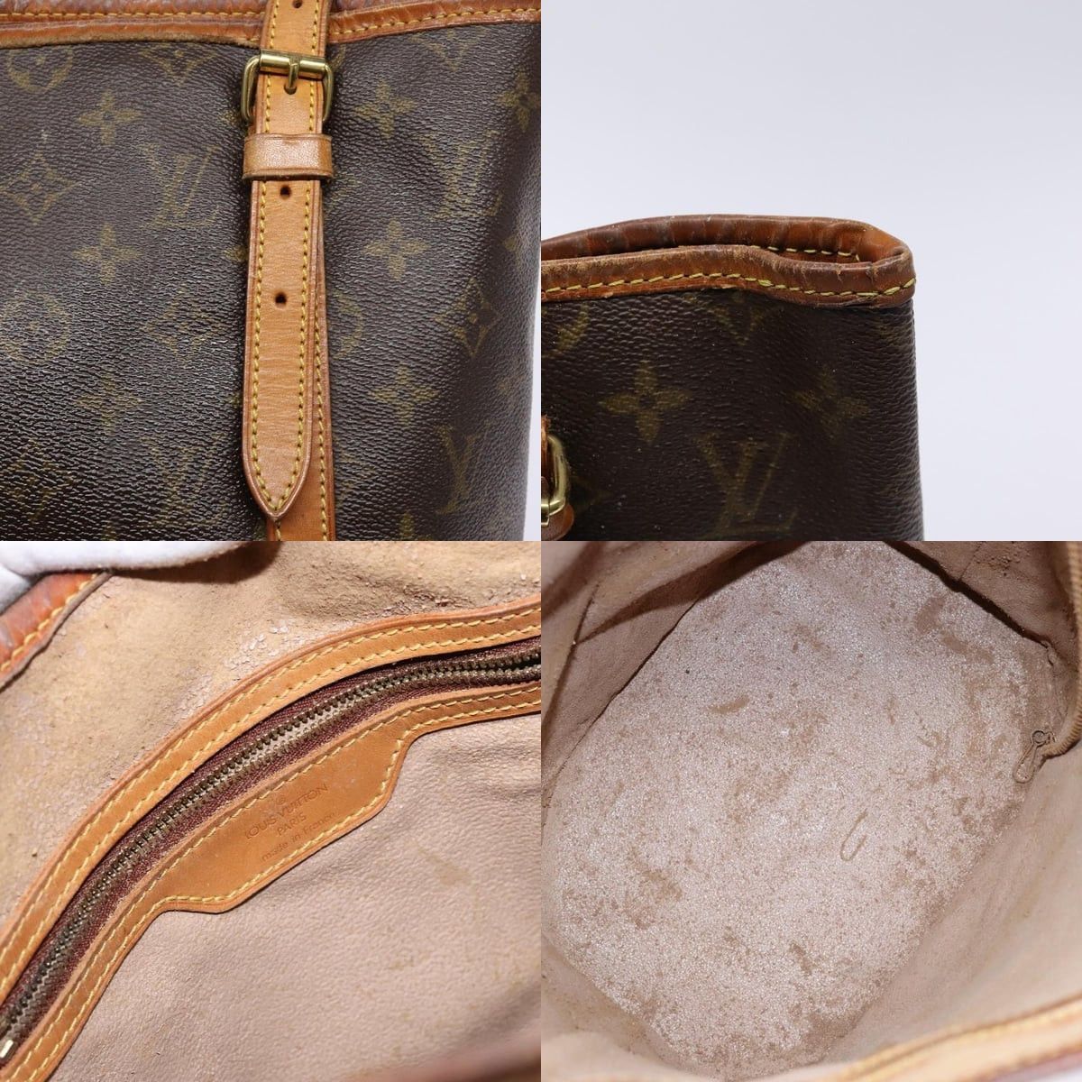 Louis Vuitton LOUIS VUITTON Monogram Bucket GM Shoulder Bag M42236 Size ONE SIZE - 11 Thumbnail