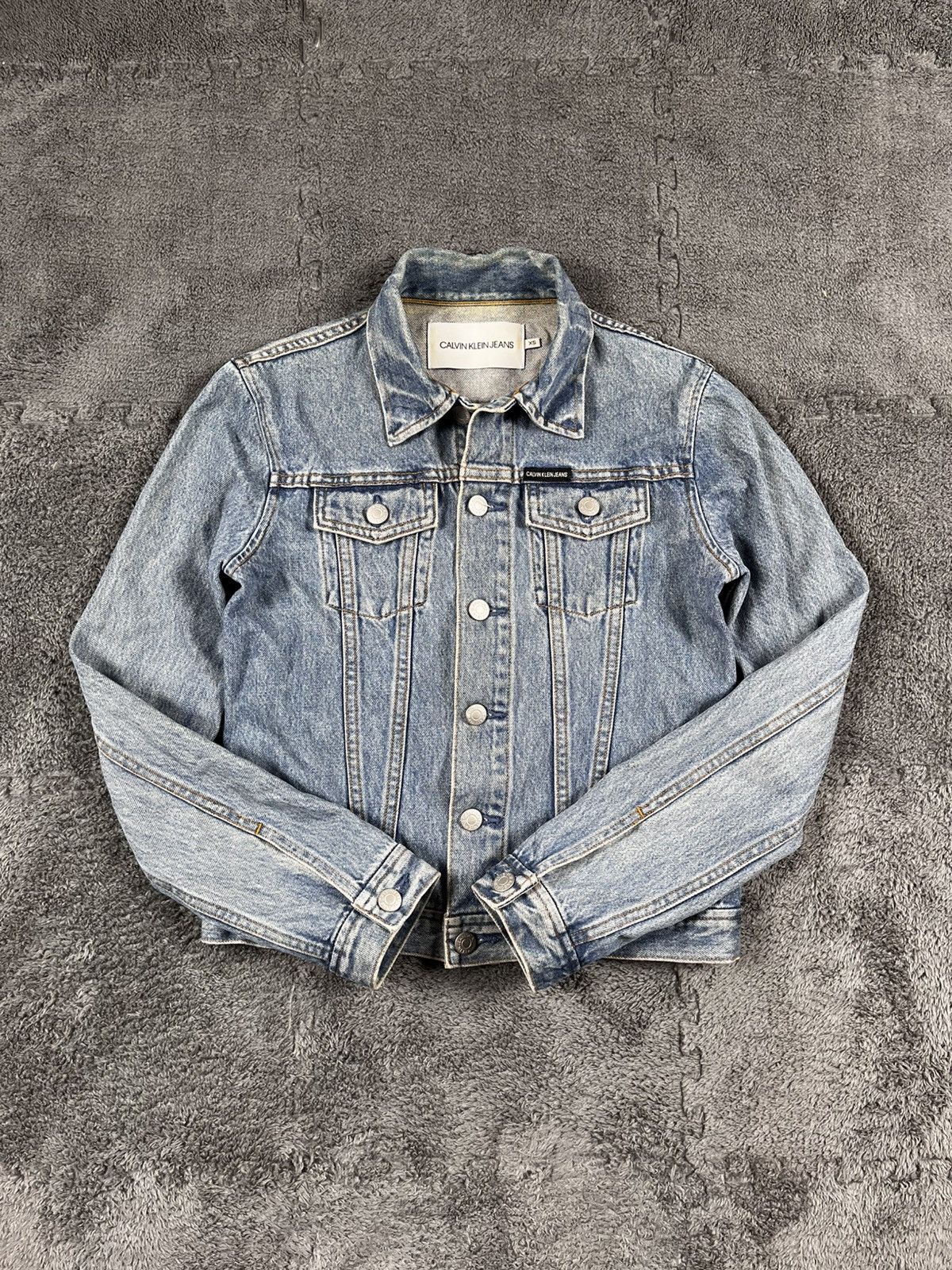 Calvin Klein Vintage calvin klein denim jacket (design by raf simons) Size XS / US 0-2 / IT 36-38 - 5 Thumbnail