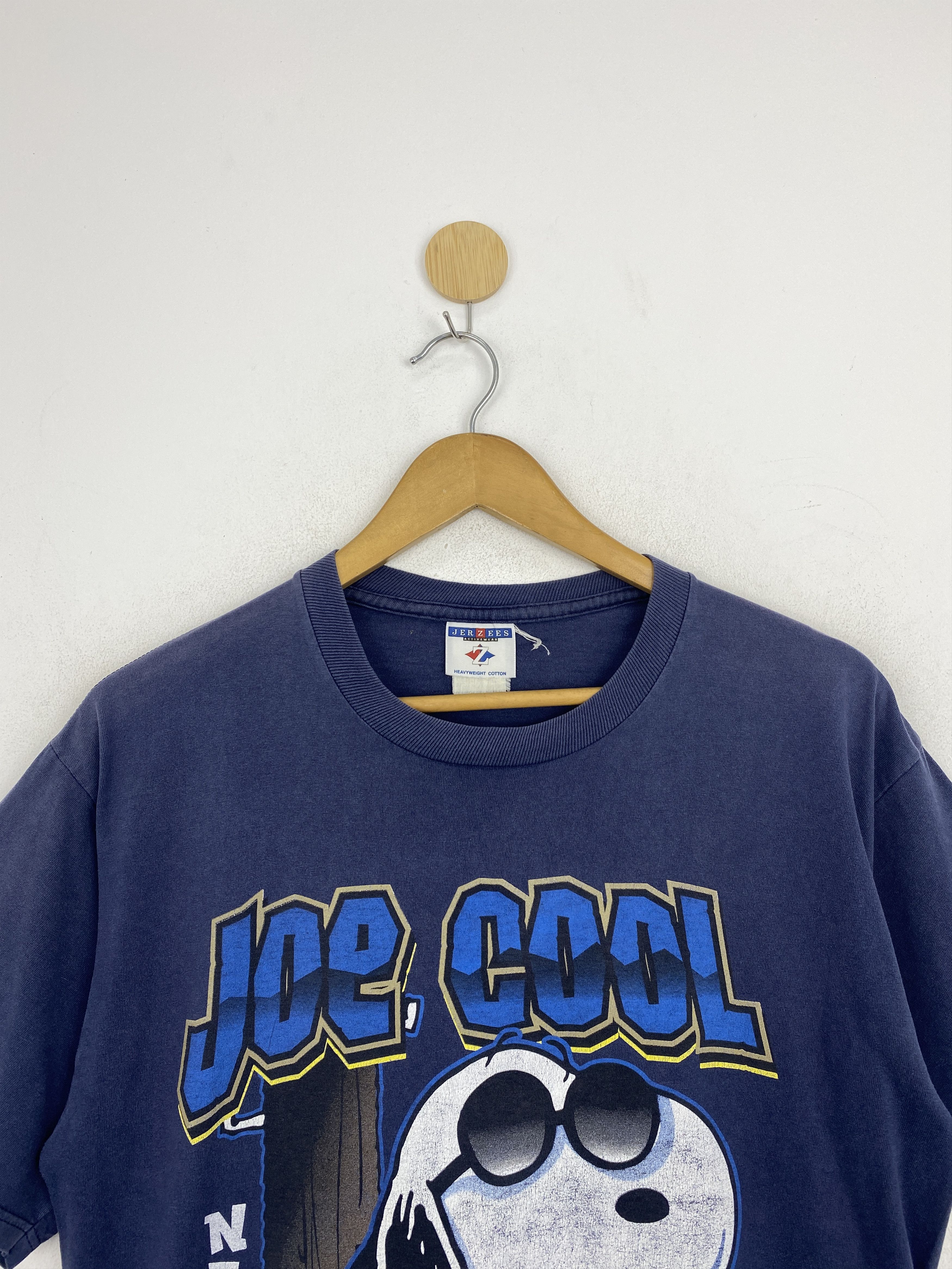 Cartoon Network × Vintage Vintage 90s Snoopy Joe Cool New York Graphic Tee TA0638 Size US S / EU 44-46 / 1 - 2 Thumbnail