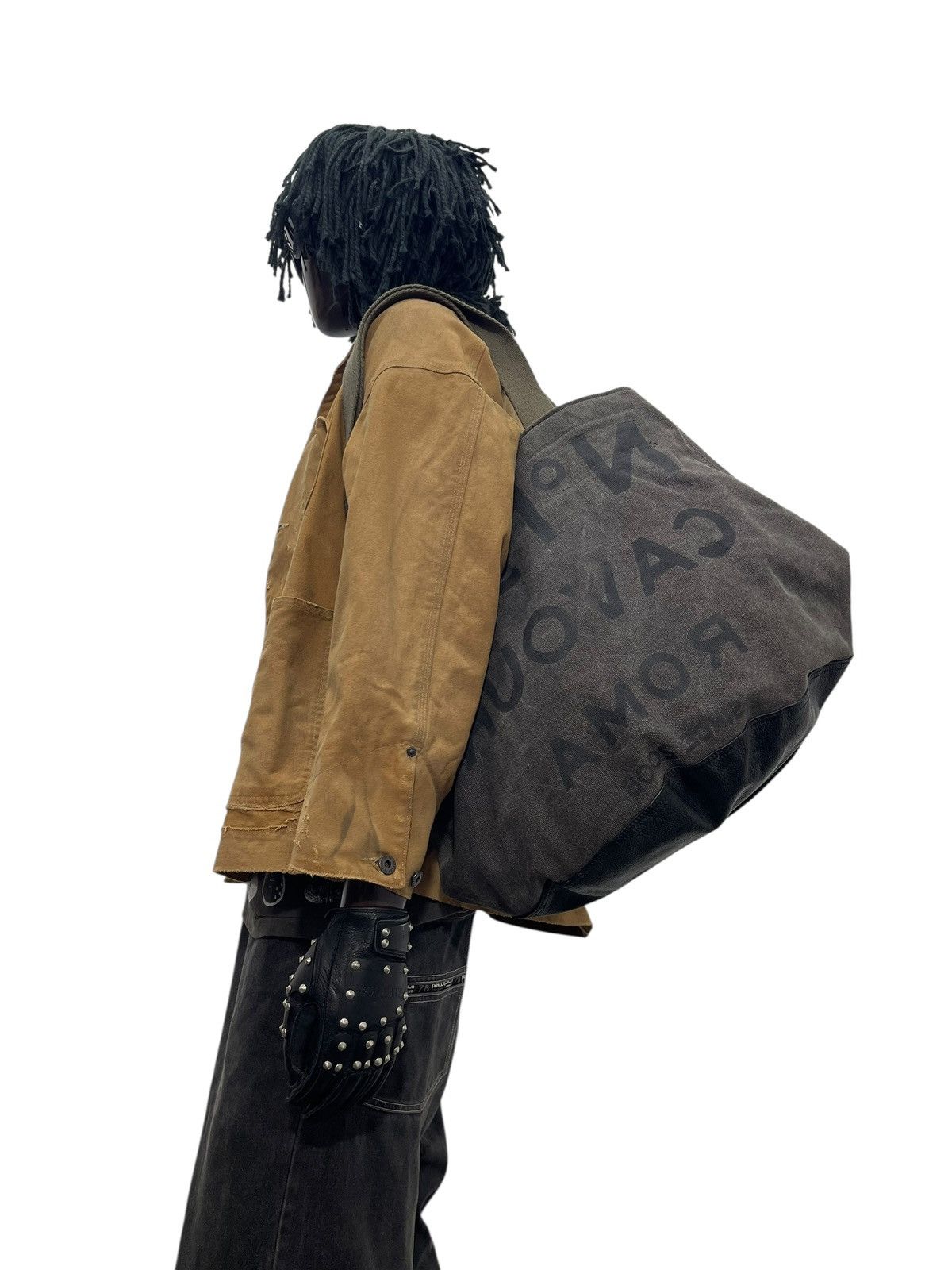 Other Cotton Canvas Leather 5 Preview Tote Shoulder Bag 8🟩 Size ONE SIZE - 1 Thumbnail