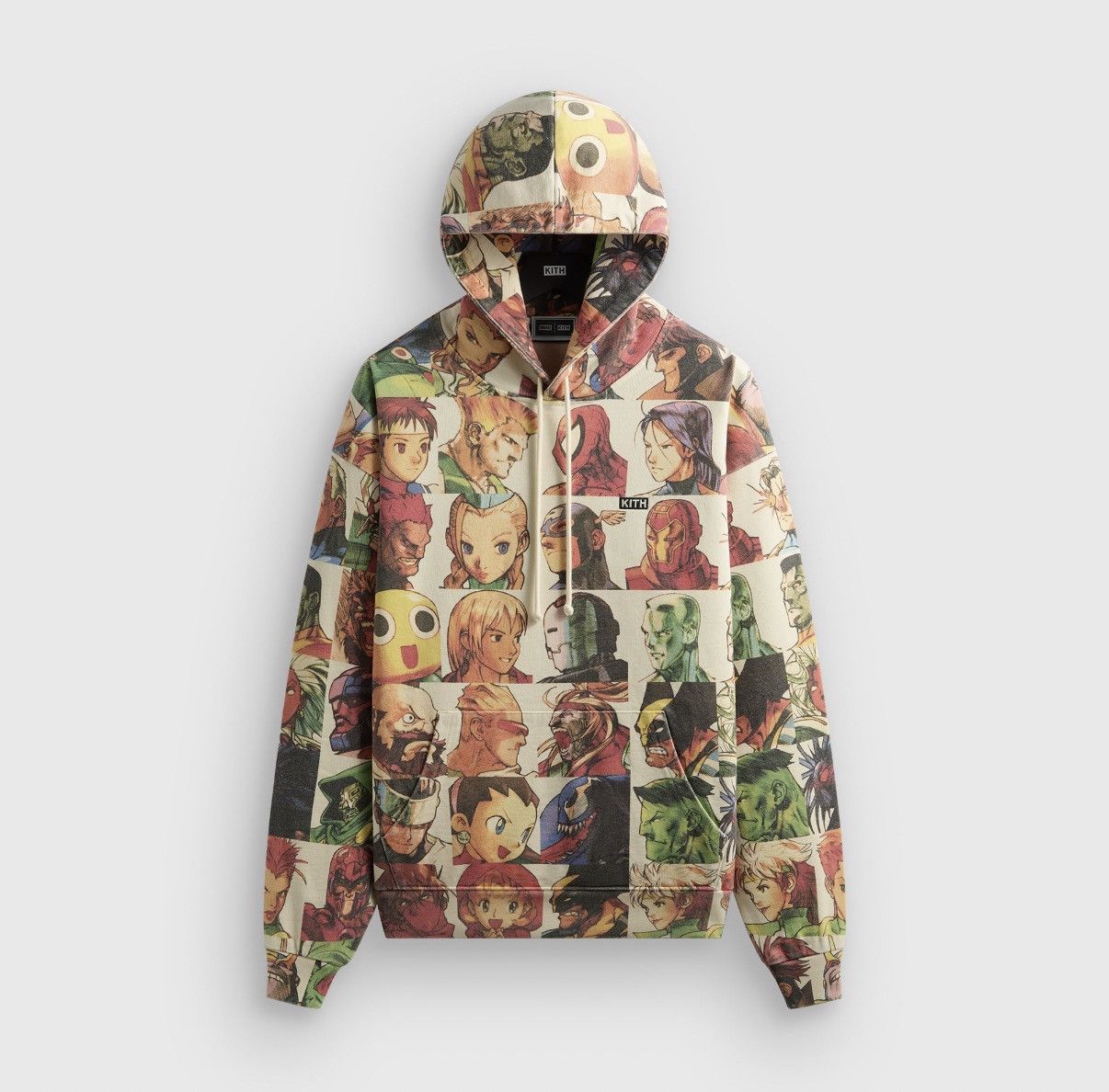 Kith × Marvel Comics Marvel vs. Capcom | Kith All-Over Vintage Nelson Hoodie Size US M / EU 48-50 / 2 - 1 Thumbnail