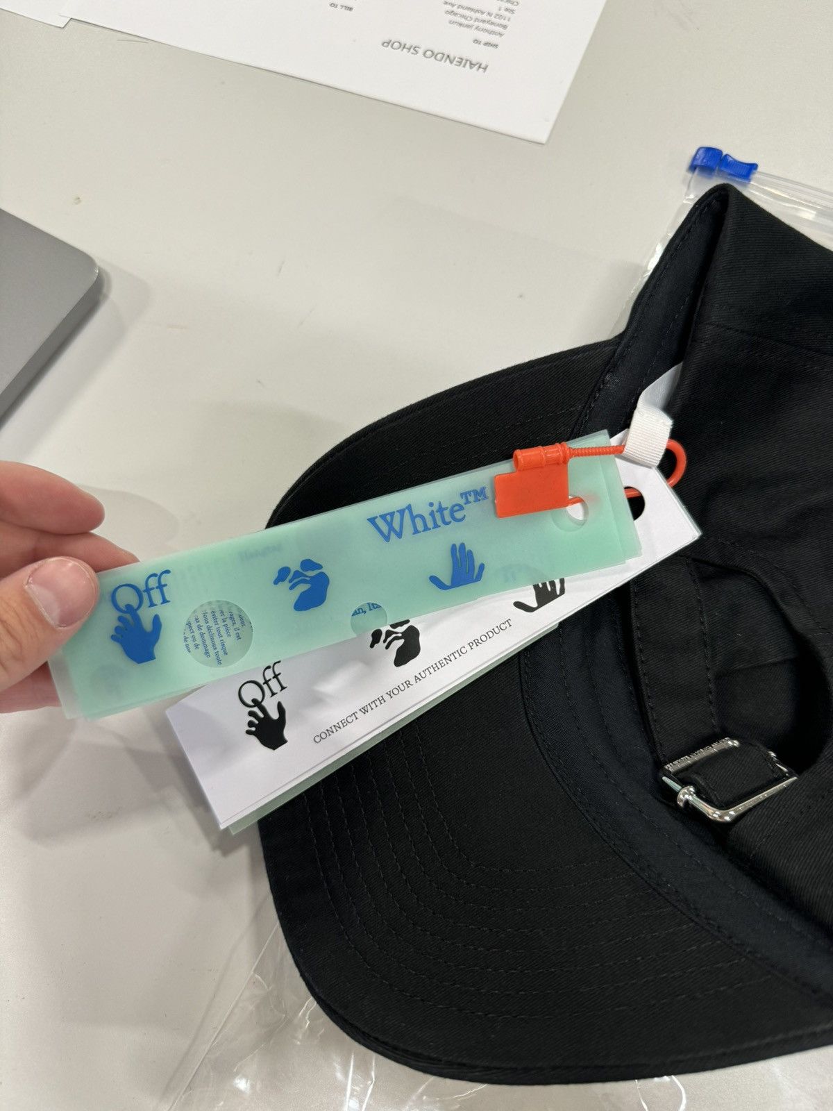 Off-White Off-White Arrow Embroidery Baseball Cap NEW 350$ Size ONE SIZE - 3 Thumbnail