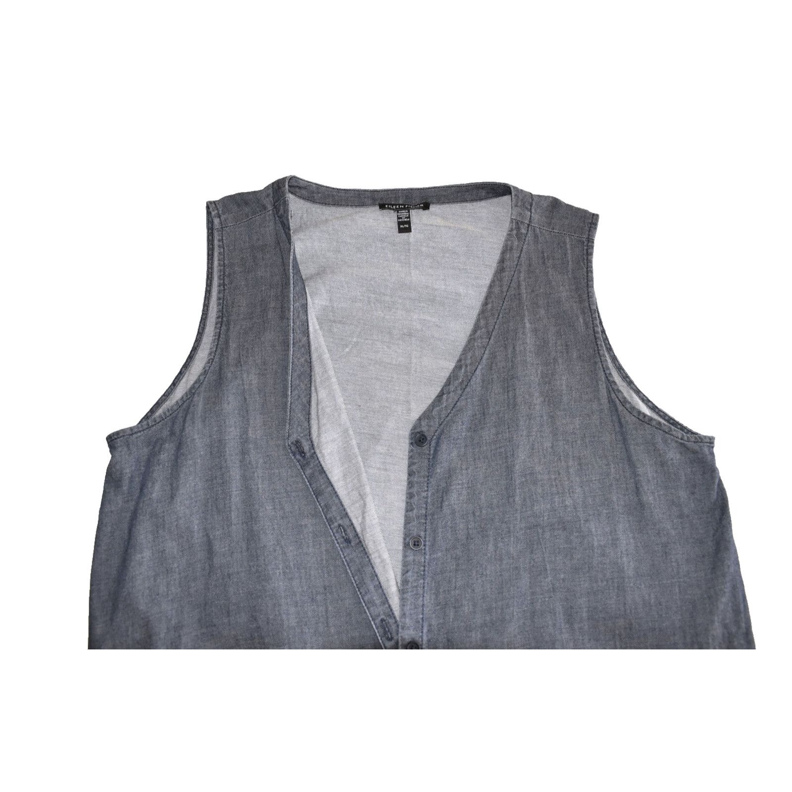 Eileen Fisher EILEEN FISHER Airy Organic Cotton Large Pockets Dress Sz XL Size XL / US 12-14 / IT 48-50 - 5 Thumbnail