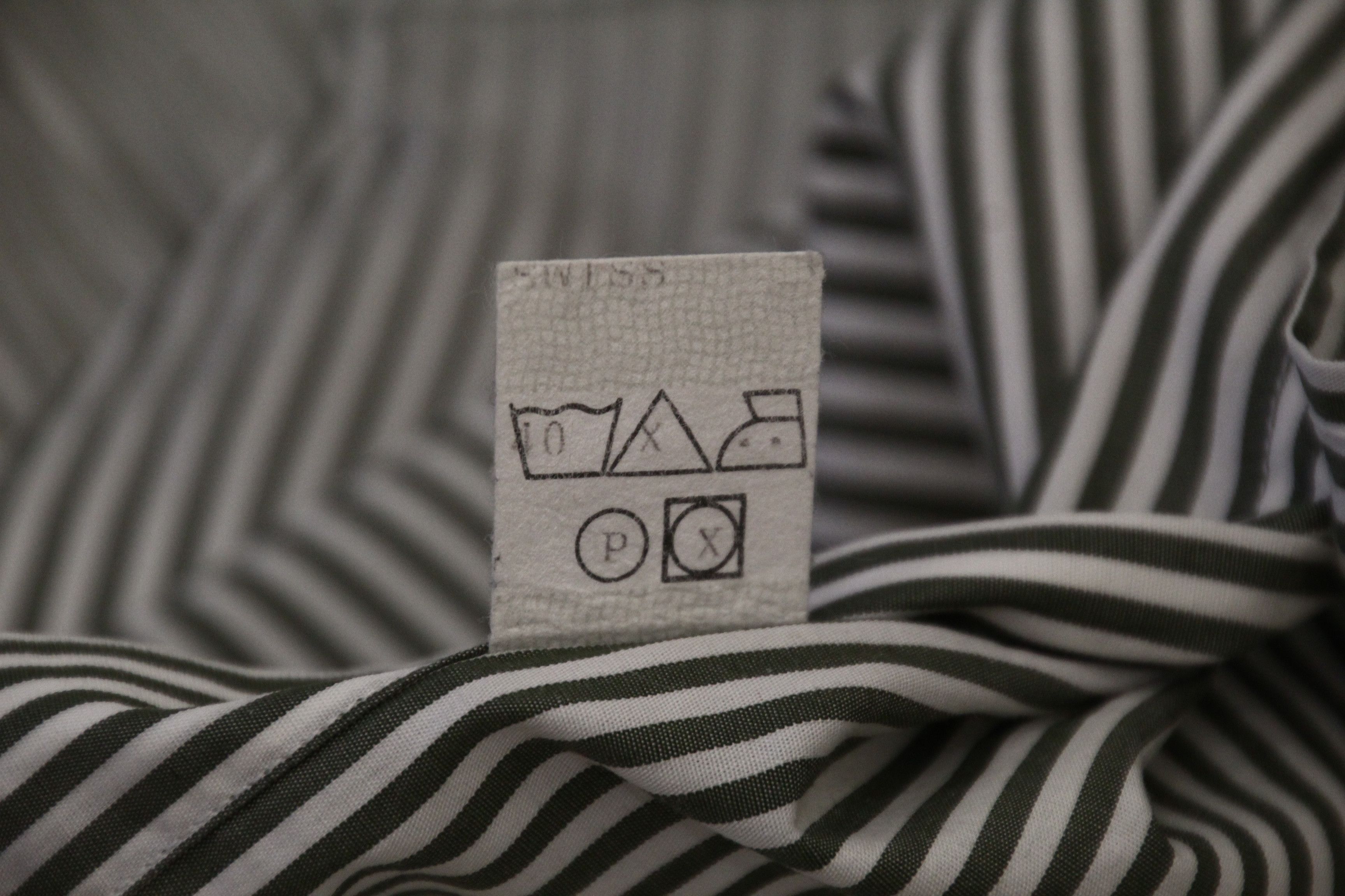 Bally Bally Asoni/SA fabric Regular Fit Striped Poplin Dress Shirt Size US L / EU 52-54 / 3 - 8 Thumbnail