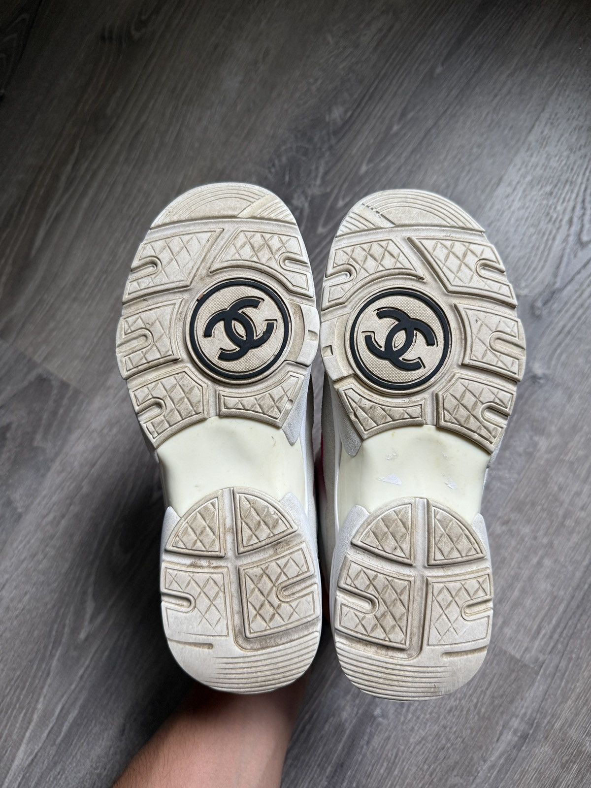 Chanel Chanel 2018 Interlocking CC Logo Chunky Sneakers🔥💞 Size US 6.5 / IT 36.5 - 8 Thumbnail