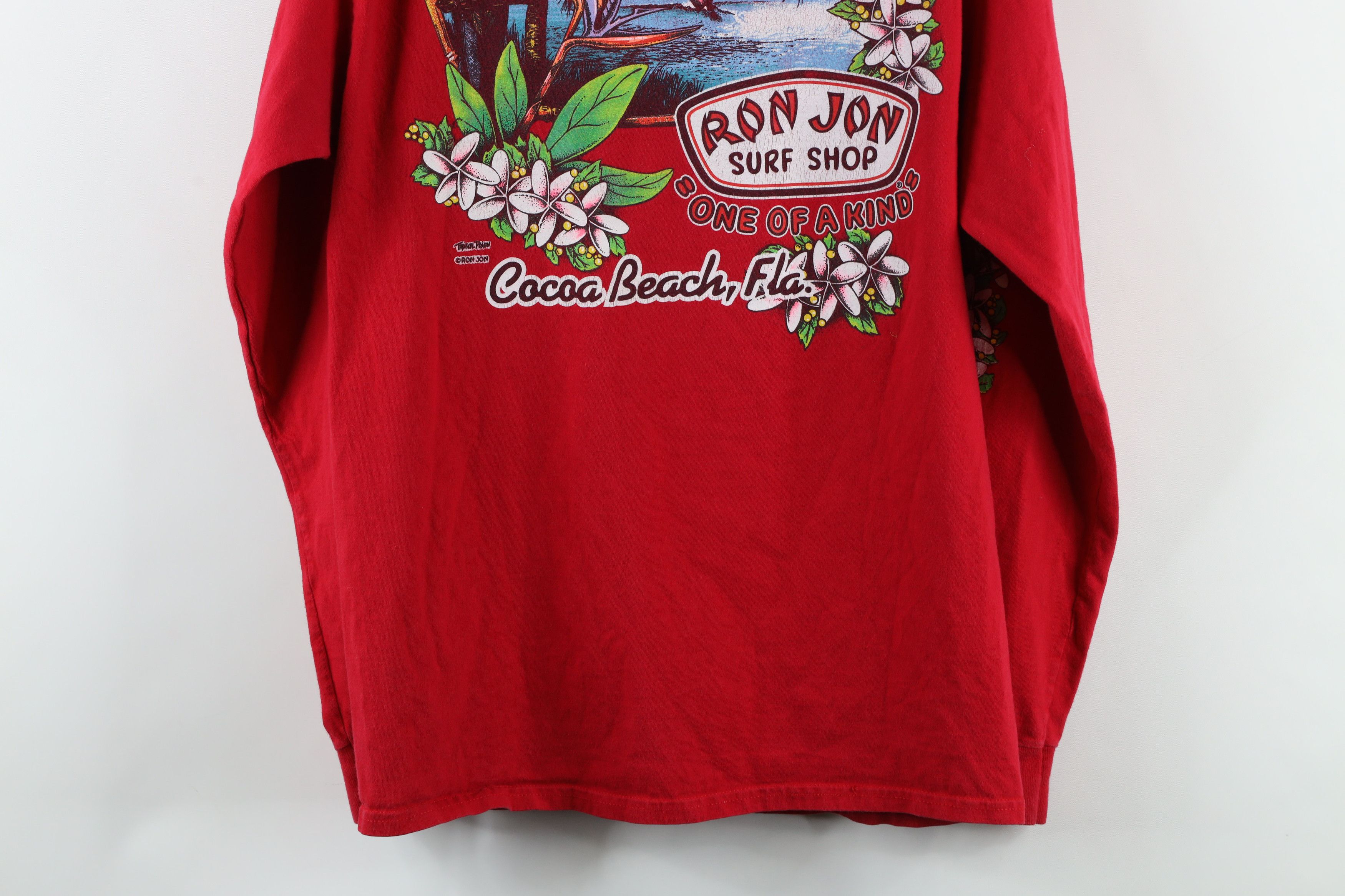 Ron Jon Surf Shop × Vintage Vintage Y2K Ron Jon Surf Shop Spell Out Long Sleeve T-Shirt Size US M / EU 48-50 / 2 - 19 Thumbnail