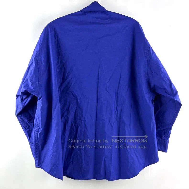 Balenciaga Balenciaga Letter Embroidered Pure Cotton Long Sleeve Shir Size XS / US 0-2 / IT 36-38 - 2 Thumbnail