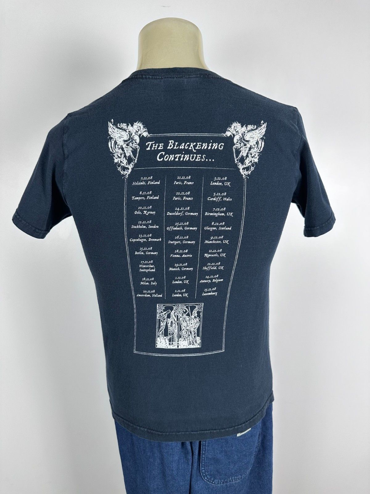 Fruit Of The Loom 2000s Machine Head The Blackening Tour Black Band T-Shirt Size US S / EU 44-46 / 1 - 6 Thumbnail