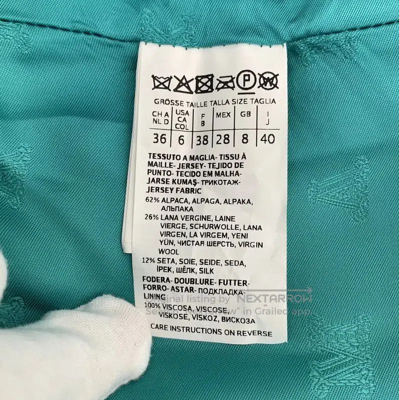 Max Mara MaxMara Teal Fur Coat for Women . Size M / US 6-8 / IT 42-44 - 7 Thumbnail