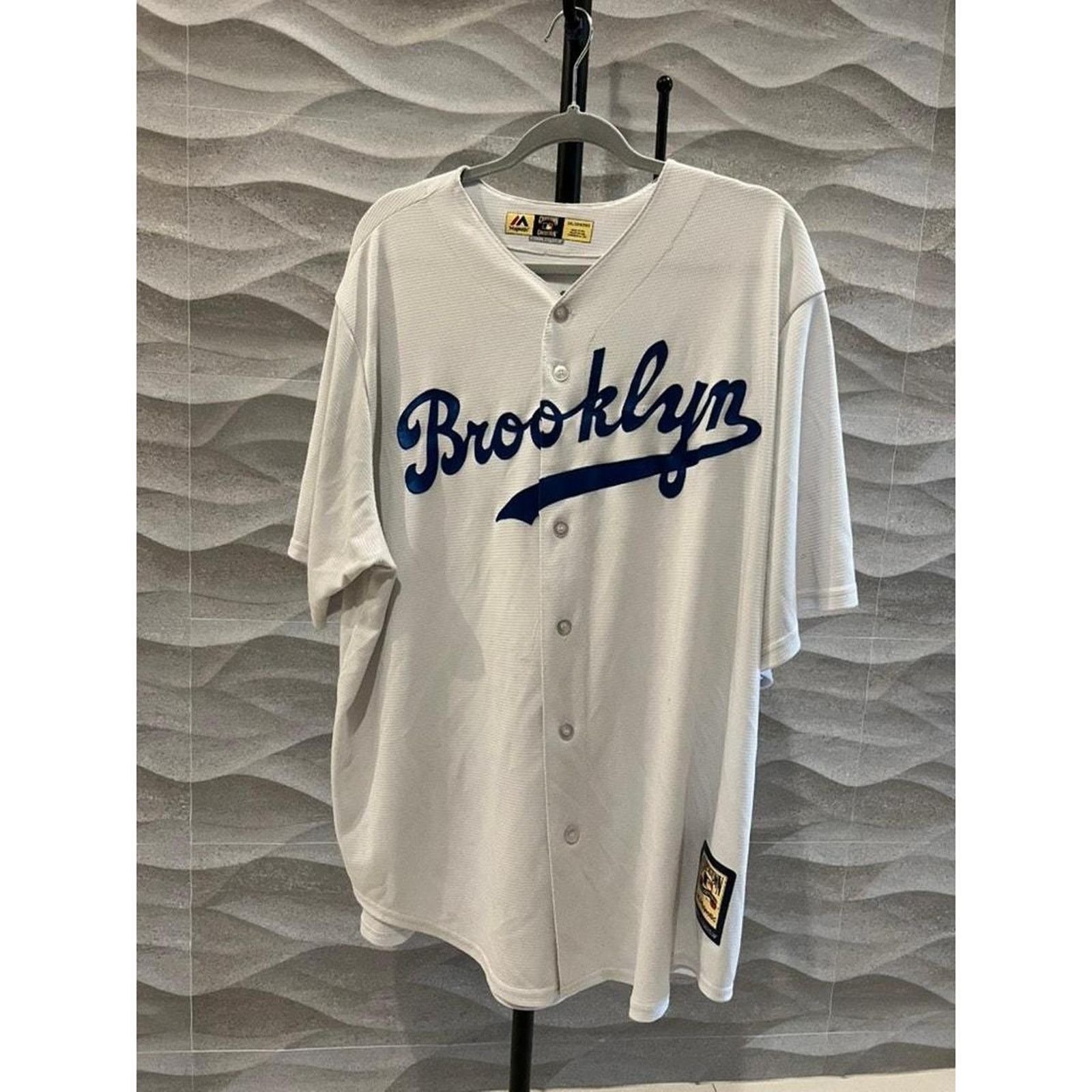 Jackie robinson 42 majestic brooklyn dodgers jersey