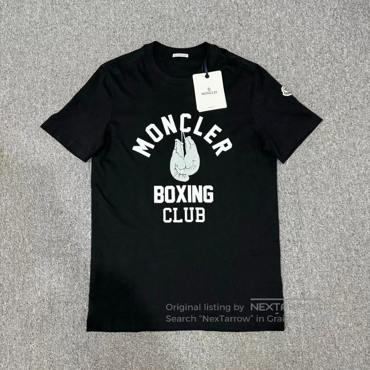 Moncler Moncler Black Chest Logo Short-Sleeve T-Shirt. Size US M / EU 48-50 / 2 - 1 Thumbnail