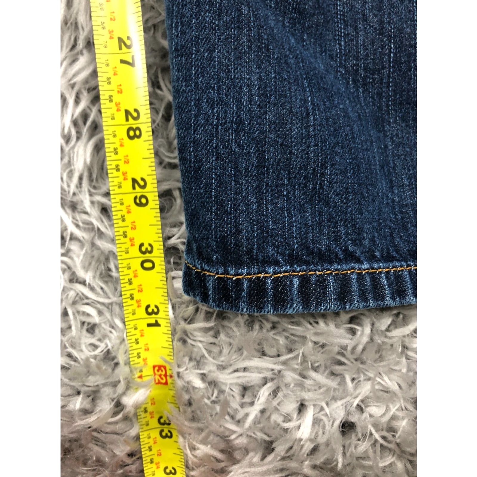 Calvin Klein Calvin Klein Straight Jeans Size 40 Mens Mid Rise Dark Wash Blue (Regular) 5-Pocket Denim Jeans Size US 40 / EU 56 - 3 Thumbnail