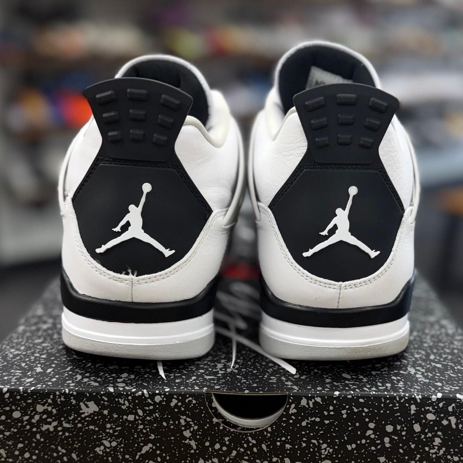 Jordan Brand Jordan 4 Retro Military Black - Preowned Size US 12 / IT 42 - 4 Thumbnail