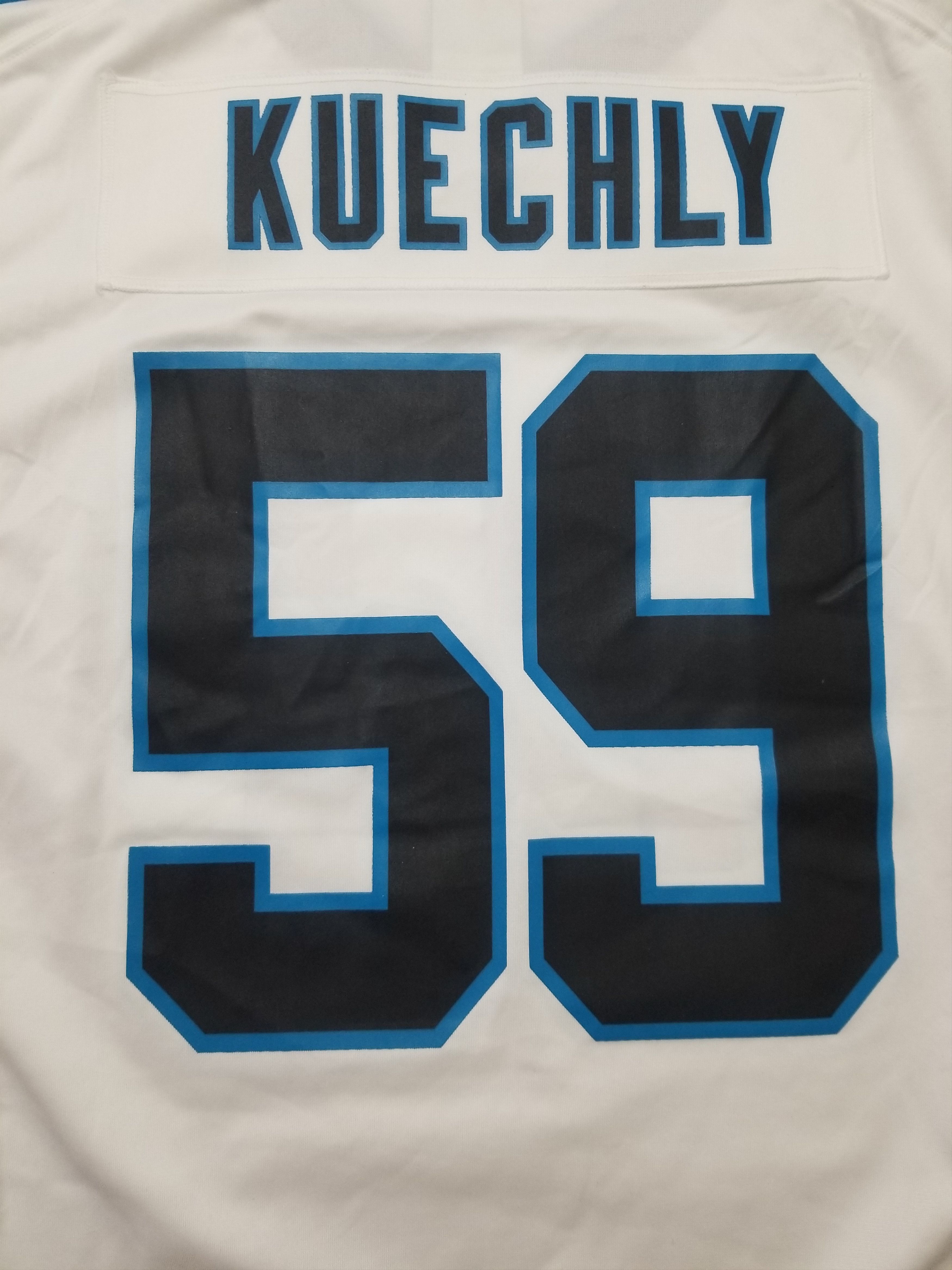 Nike Luke Keuchly #59 Carolina Panthers OnField NFL Jersey 3XL Size US XXL / EU 58 / 5 - 20 Thumbnail