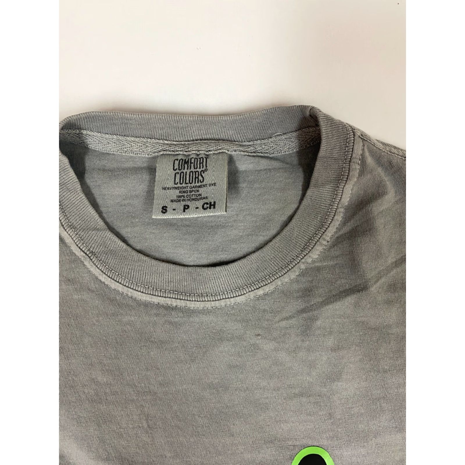 Comfort Colors Comfort Colors Mens Shirt S Gray Long Sleeve Crew Neck Logo Cotton Size US S / EU 44-46 / 1 - 4 Thumbnail
